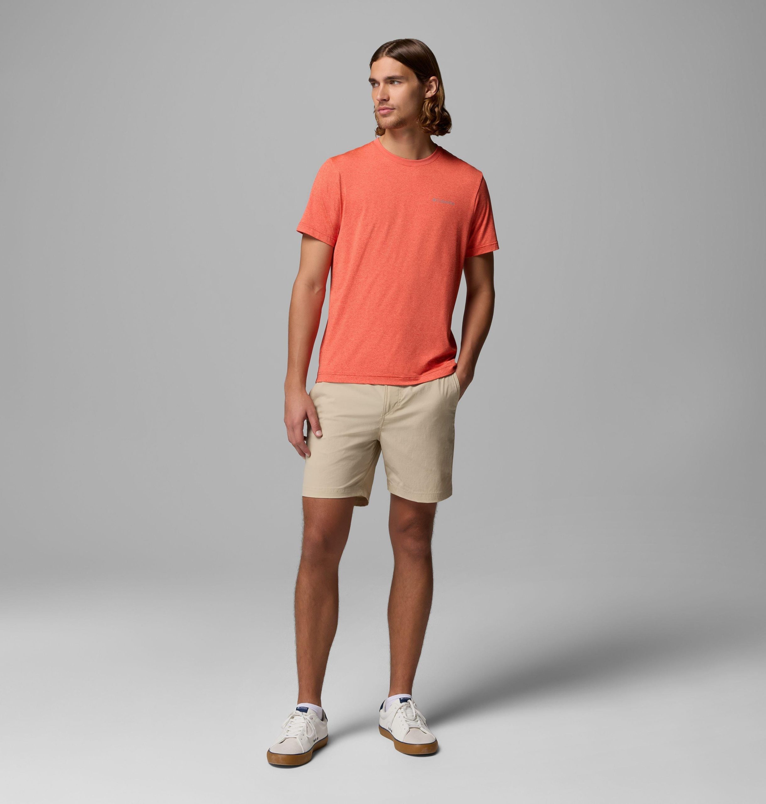 parsons point herren-t-shirt mit kurzen Ärmeln und rückenaufdruck