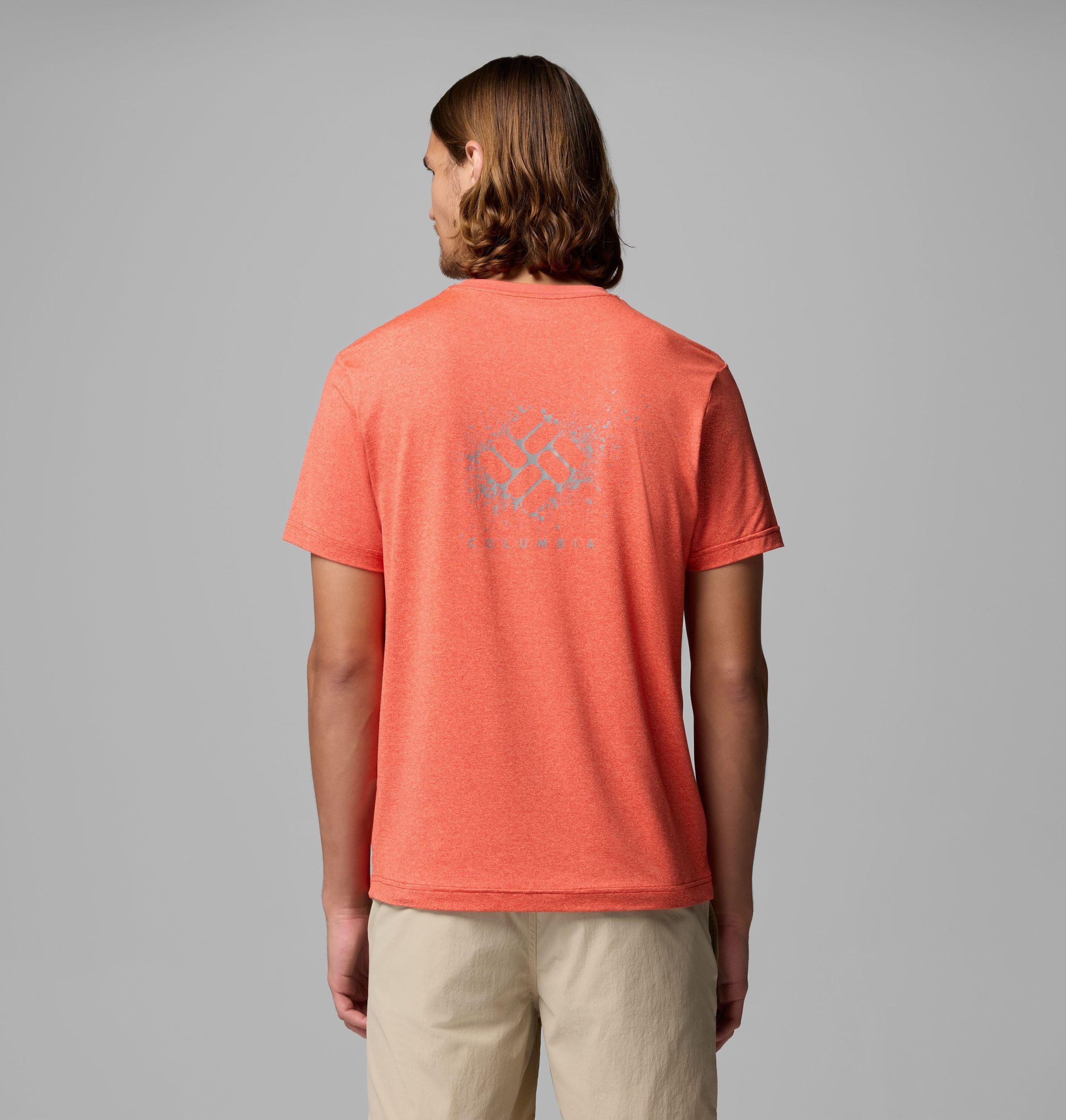 parsons point herren-t-shirt mit kurzen Ärmeln und rückenaufdruck