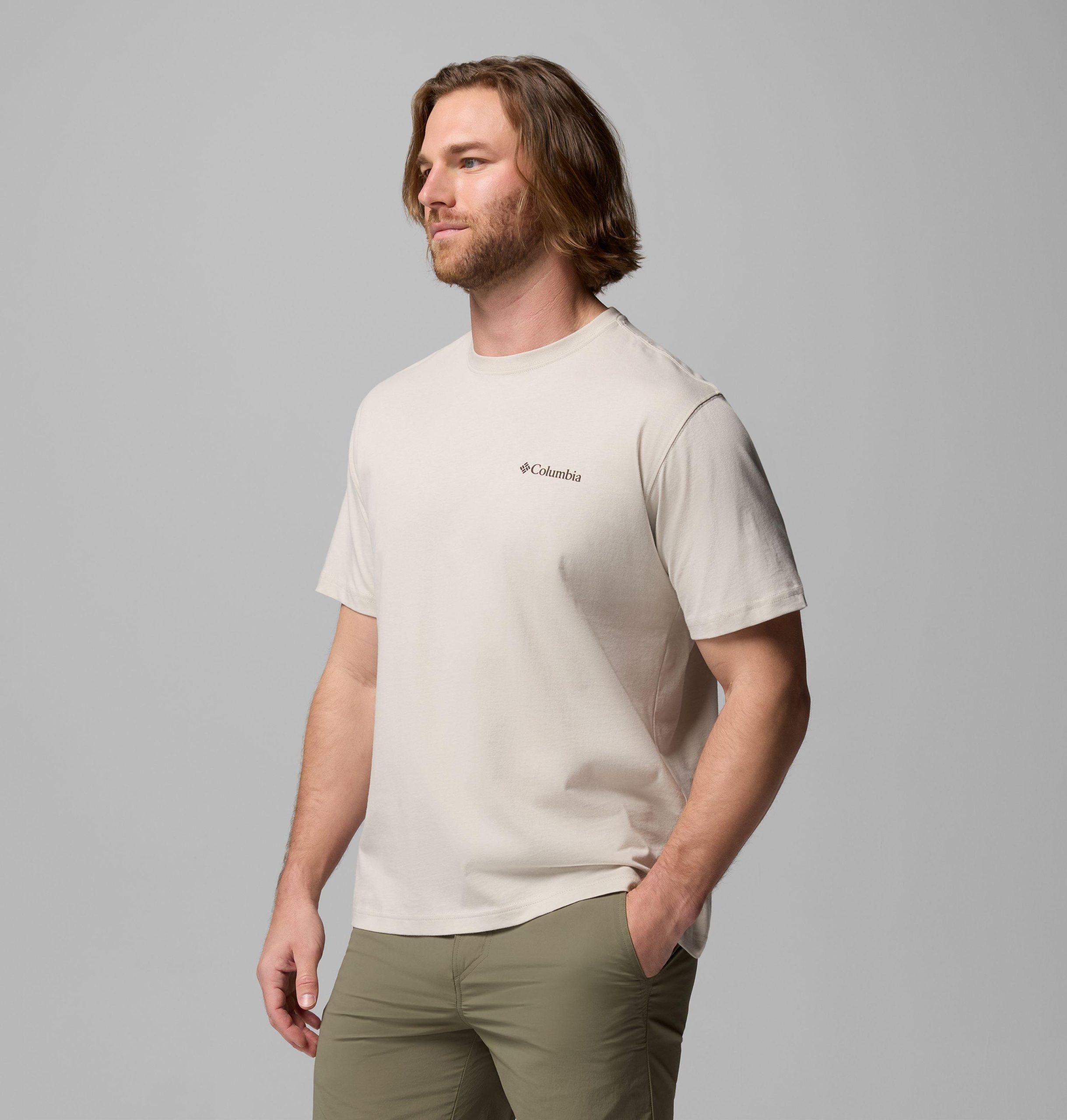 herren-t-shirt mit adler-motiv von csc
