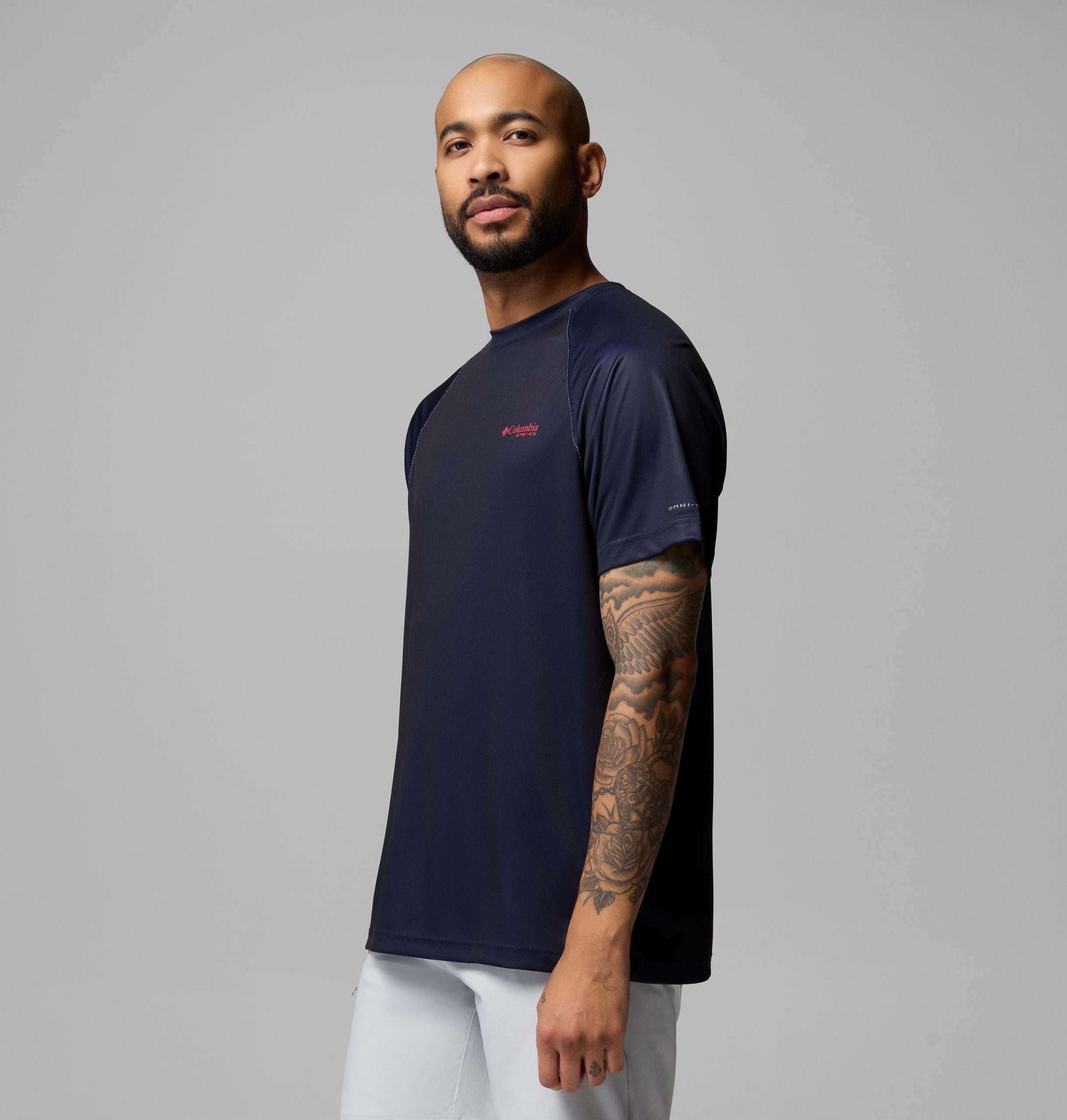 pfg herren kurzarmhemd mit deep waves grafik