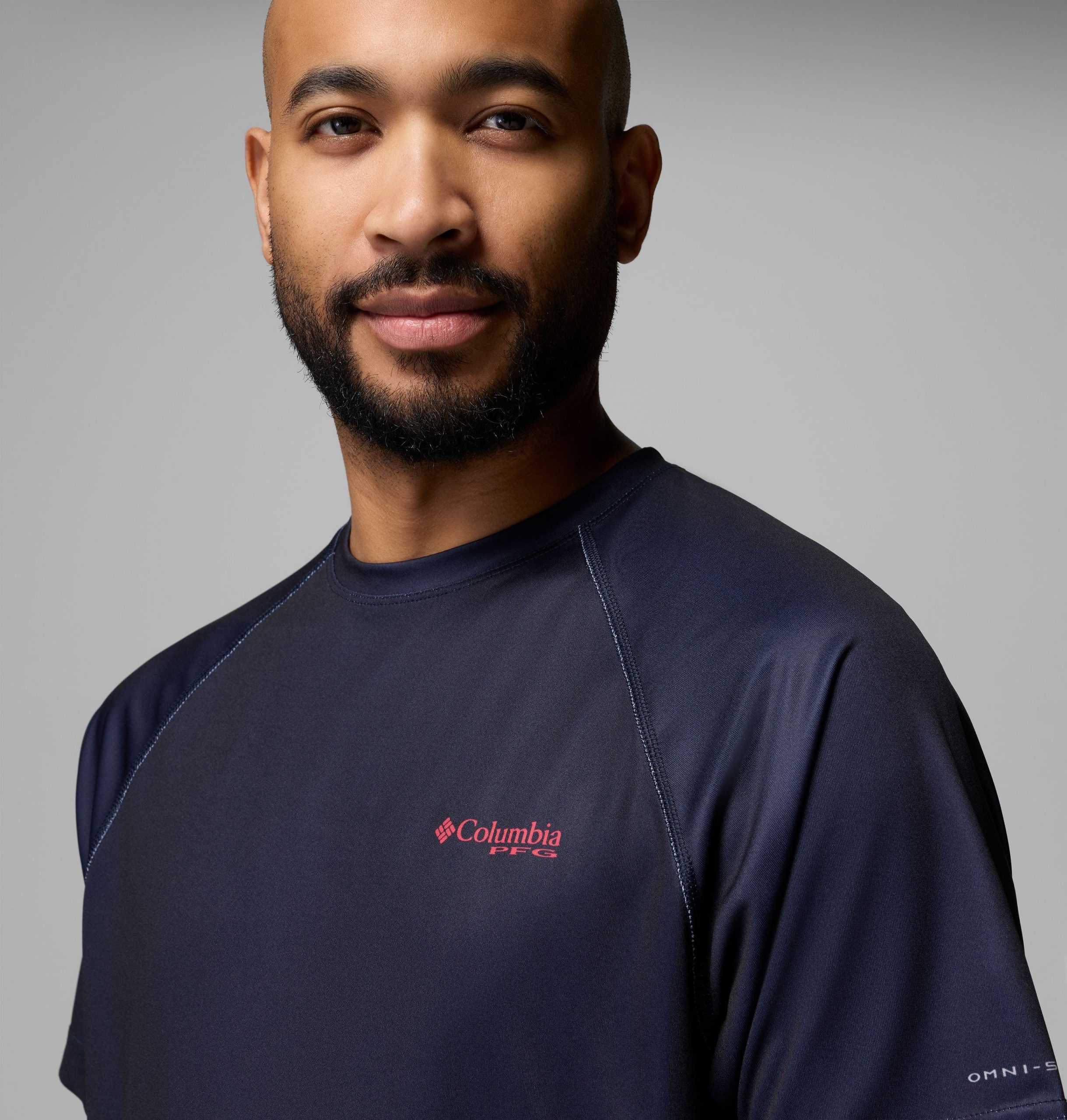 pfg herren kurzarmhemd mit deep waves grafik