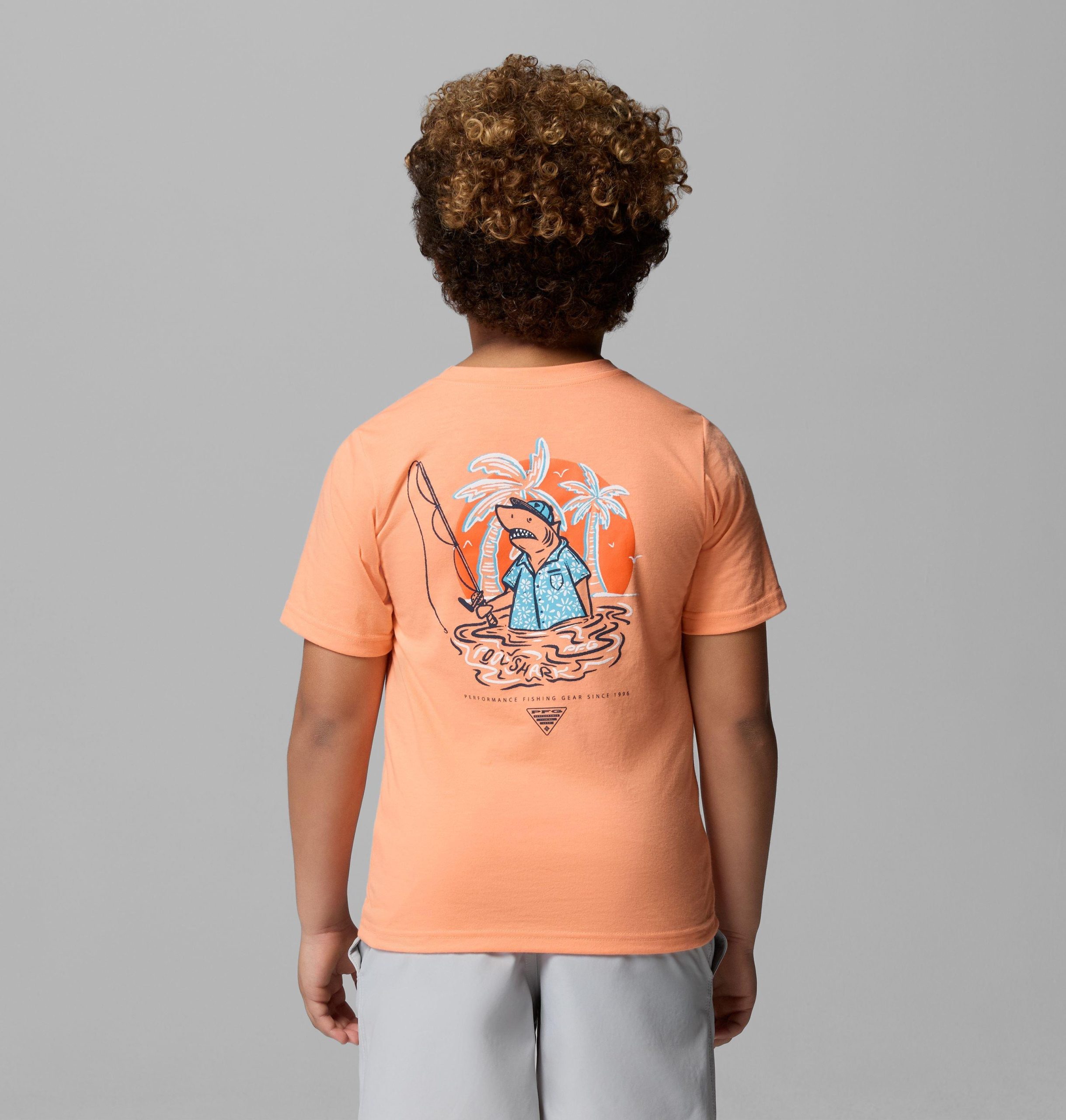pfg big fisher kurzarm-t-shirt für jungen