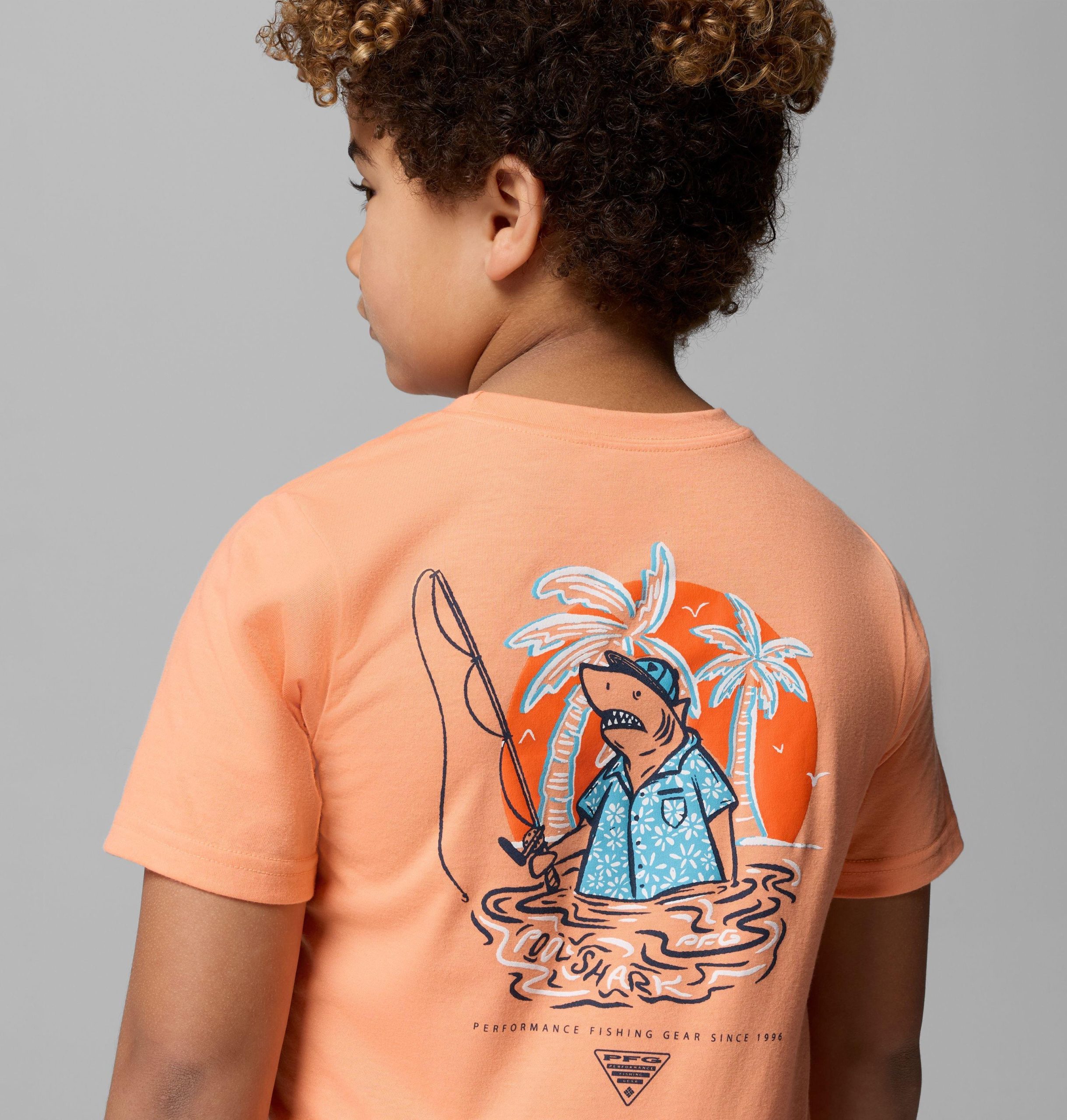 pfg big fisher kurzarm-t-shirt für jungen