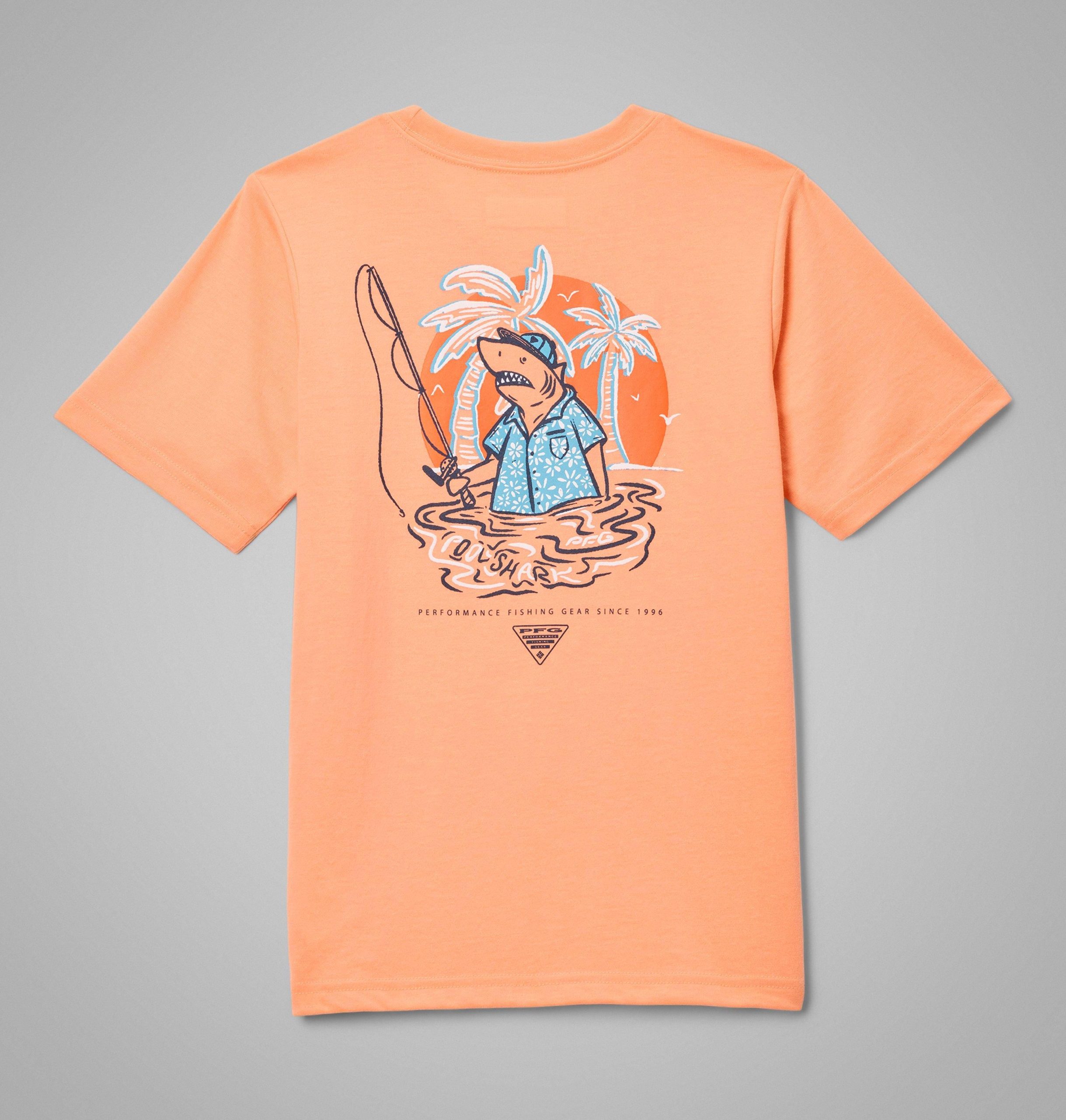 pfg big fisher kurzarm-t-shirt für jungen