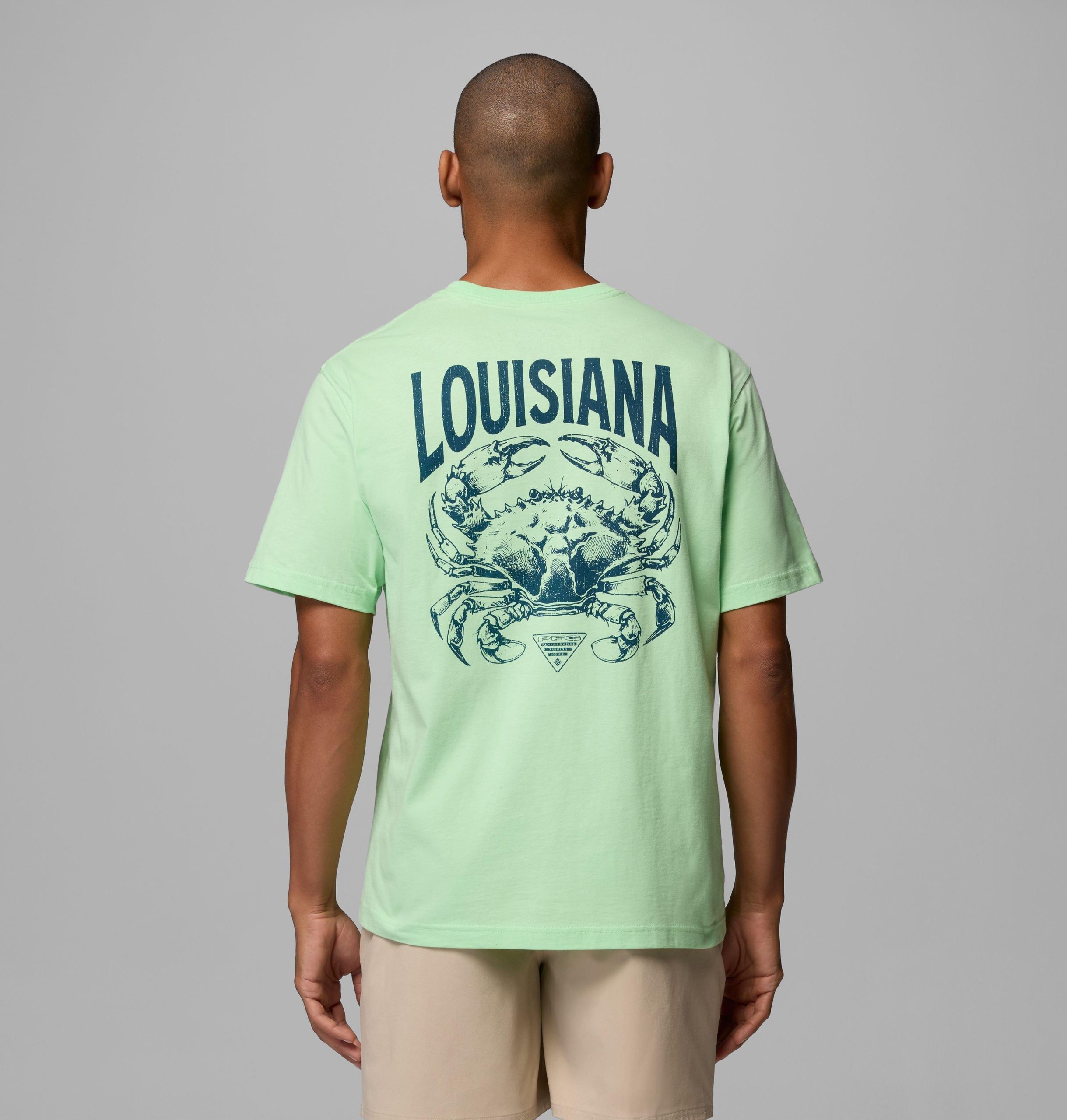 herren louisiana crab la pfg t-shirt