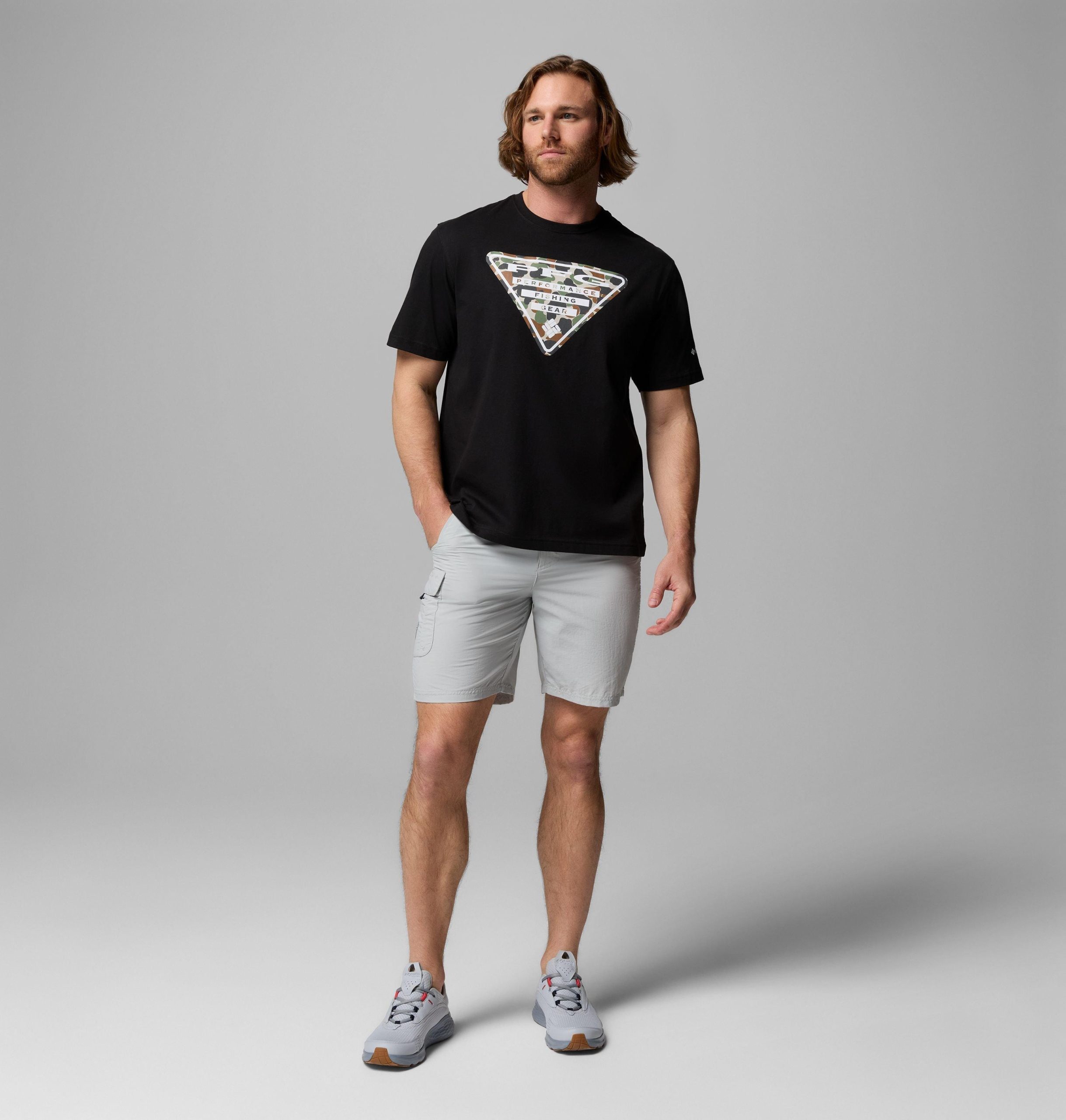 deltahunter camo pfg t-shirt für herren