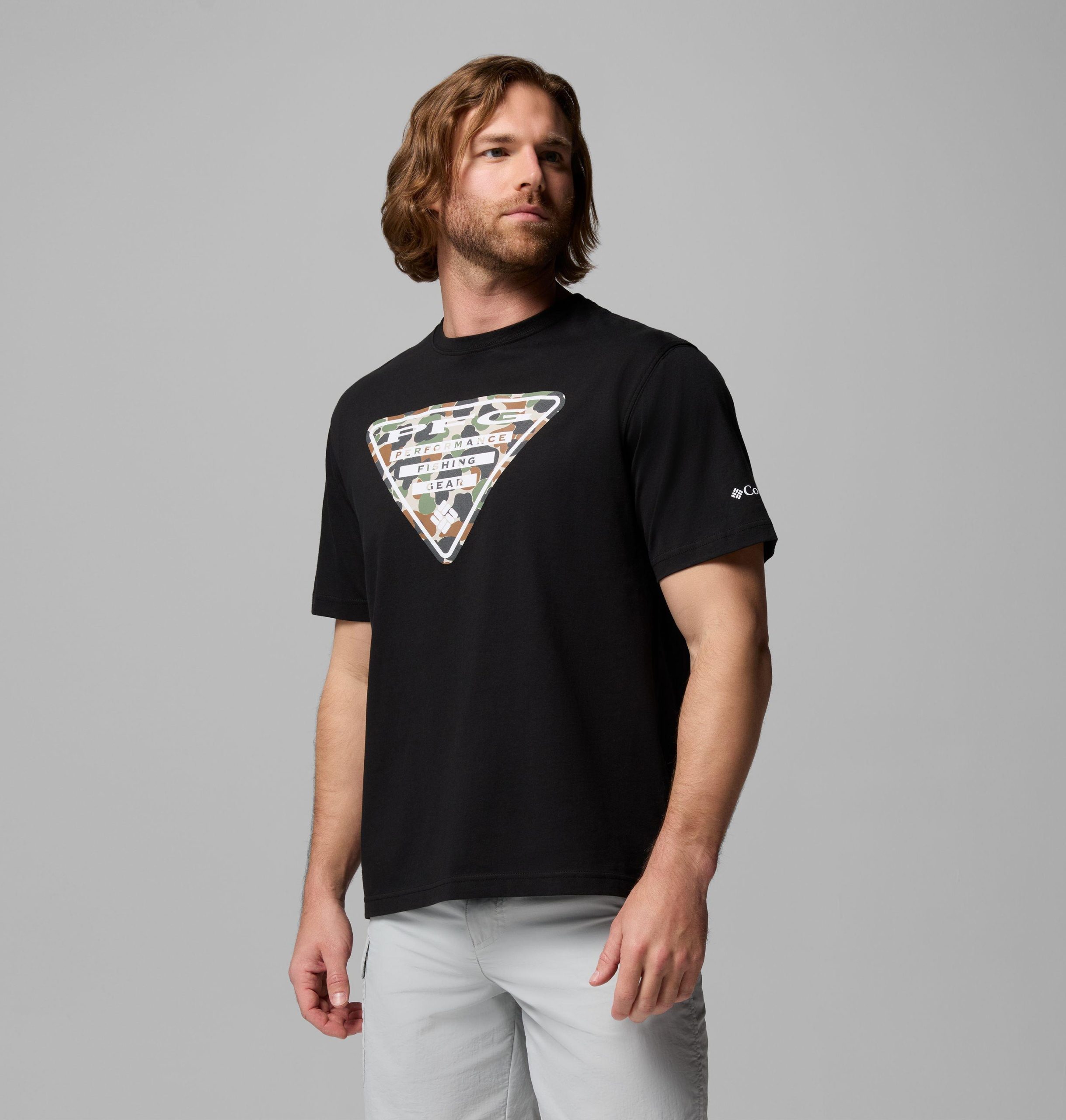 deltahunter camo pfg t-shirt für herren
