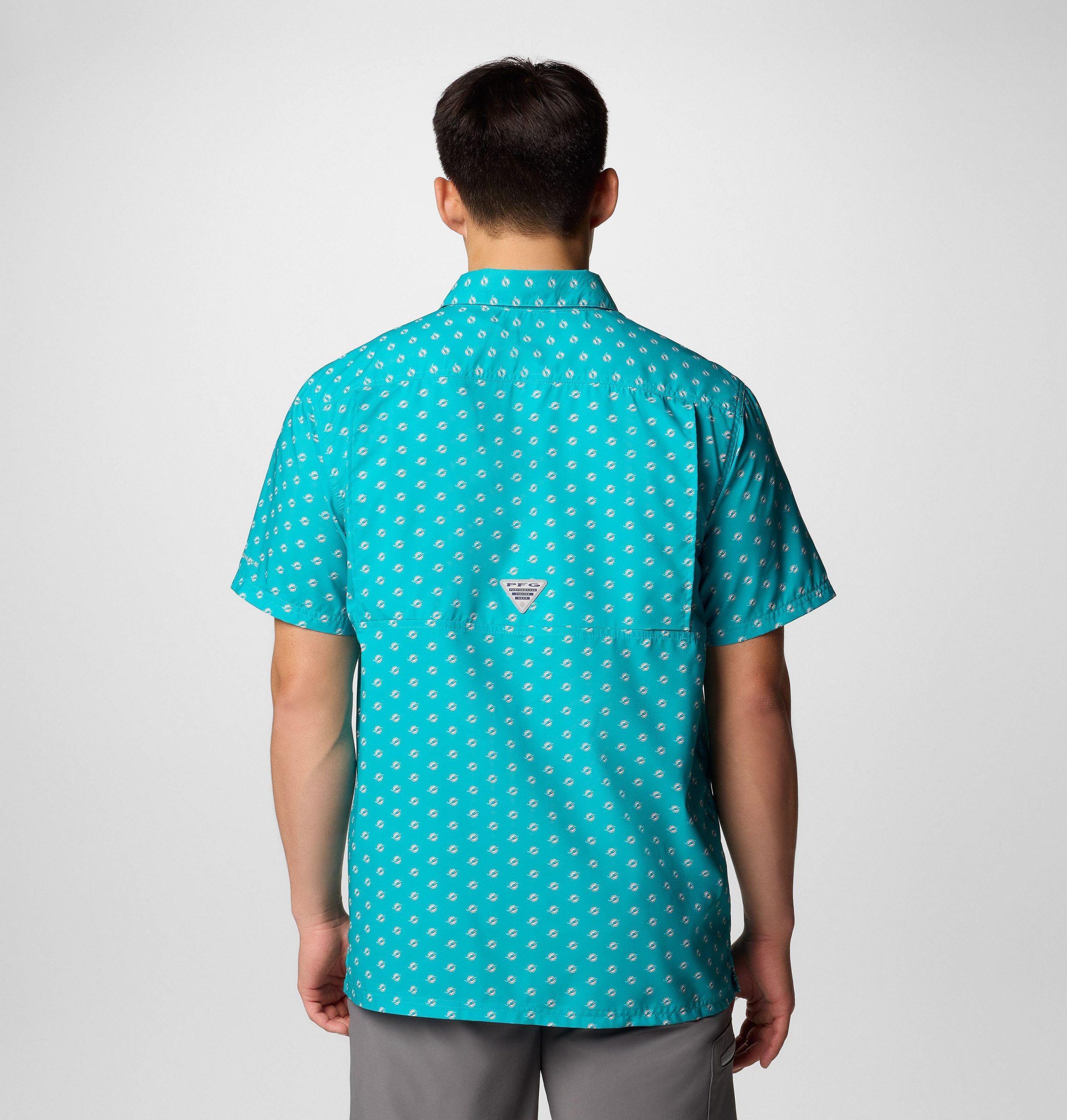 pfg super slack tide kurzarmshirt für herren – miami dolphins