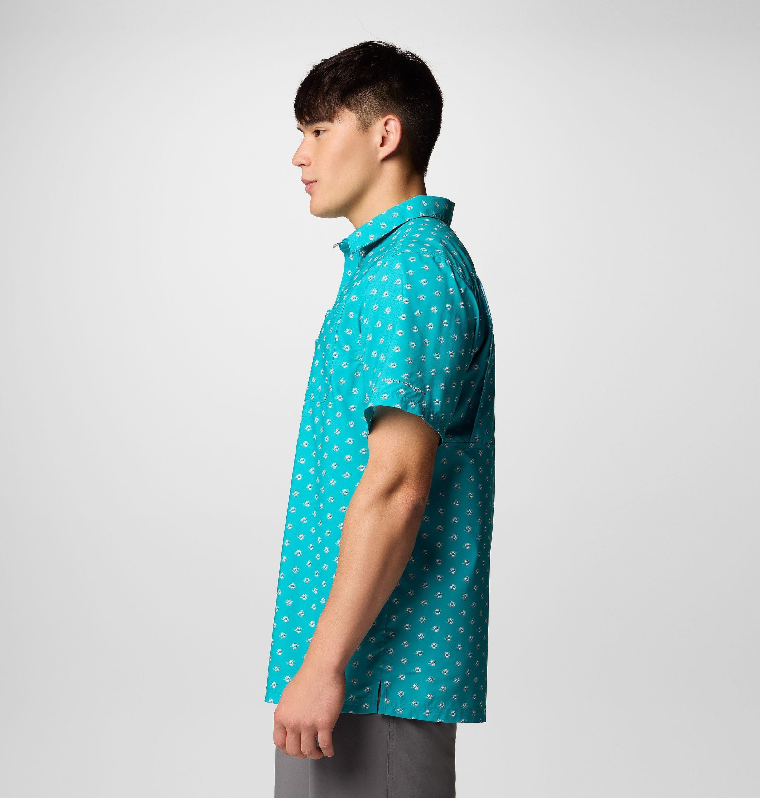 pfg super slack tide kurzarmshirt für herren – miami dolphins