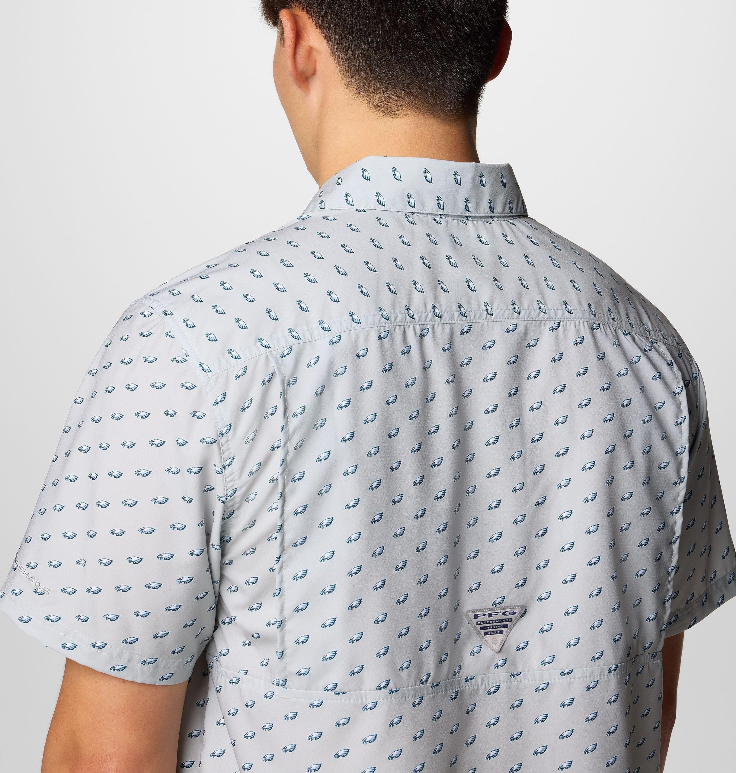 pfg super slack tide kurzarmshirt für herren – philadelphia eagles