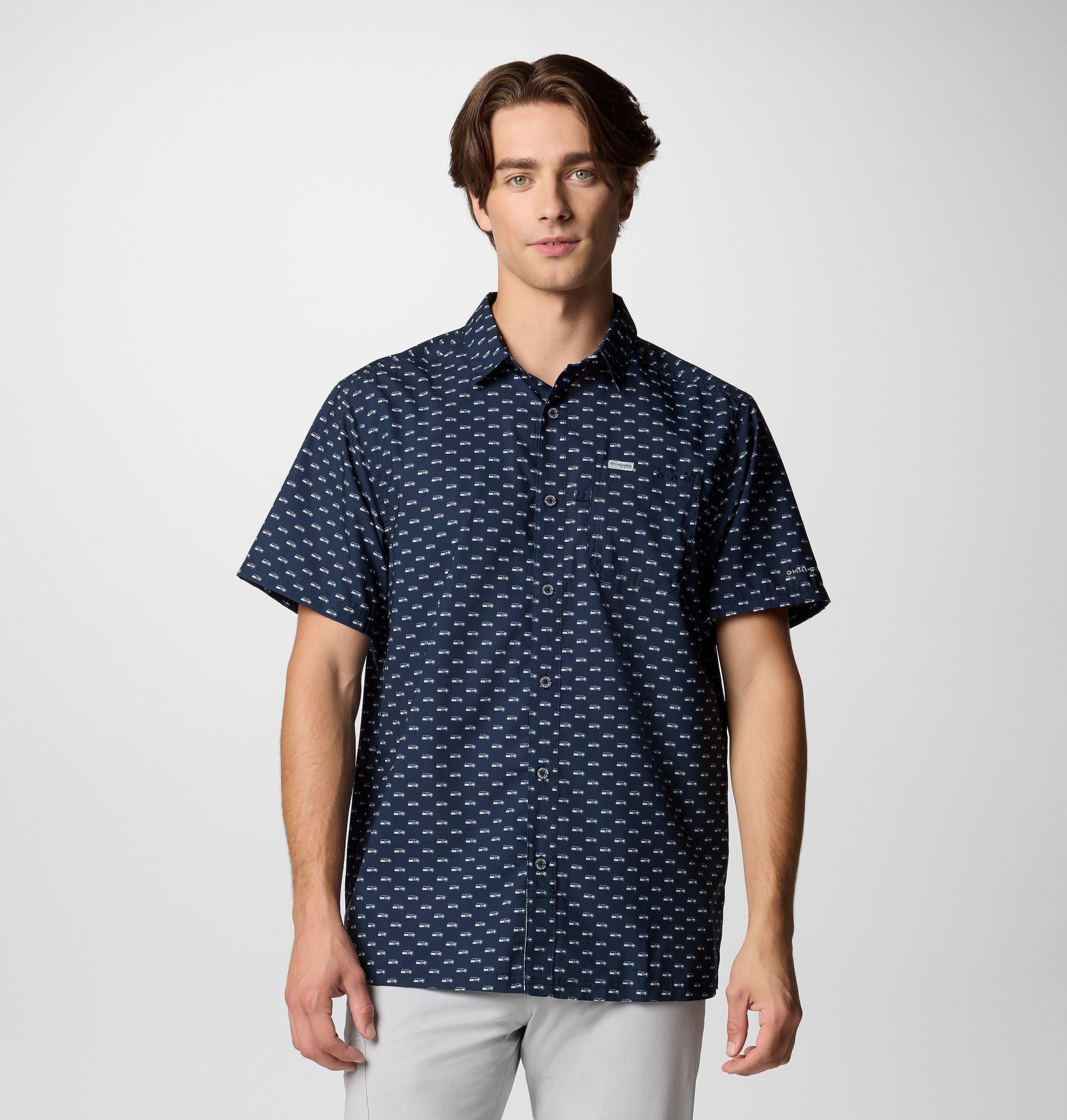 pfg super slack tide kurzarmshirt für herren – seattle seahawks