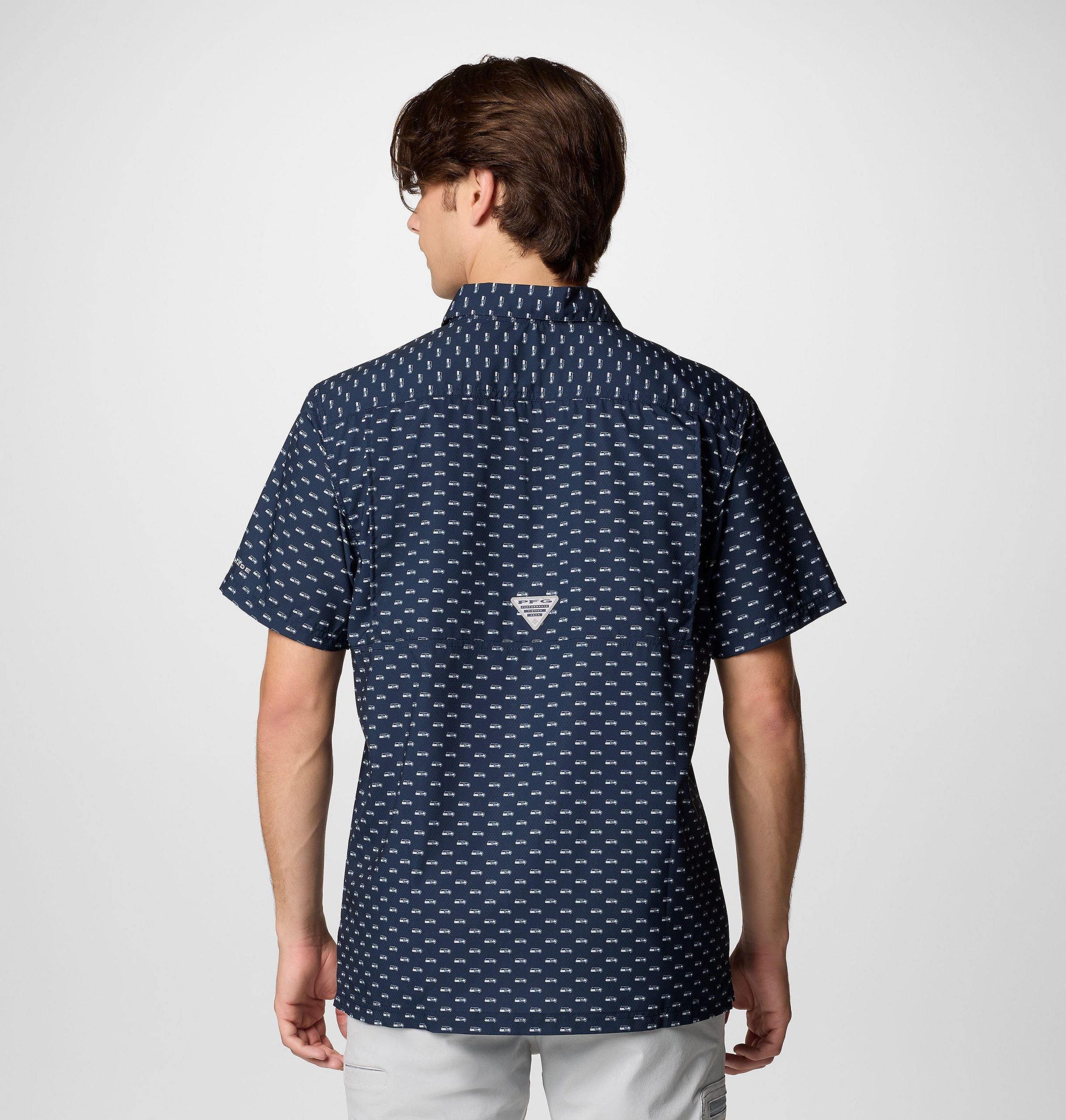 pfg super slack tide kurzarmshirt für herren – seattle seahawks