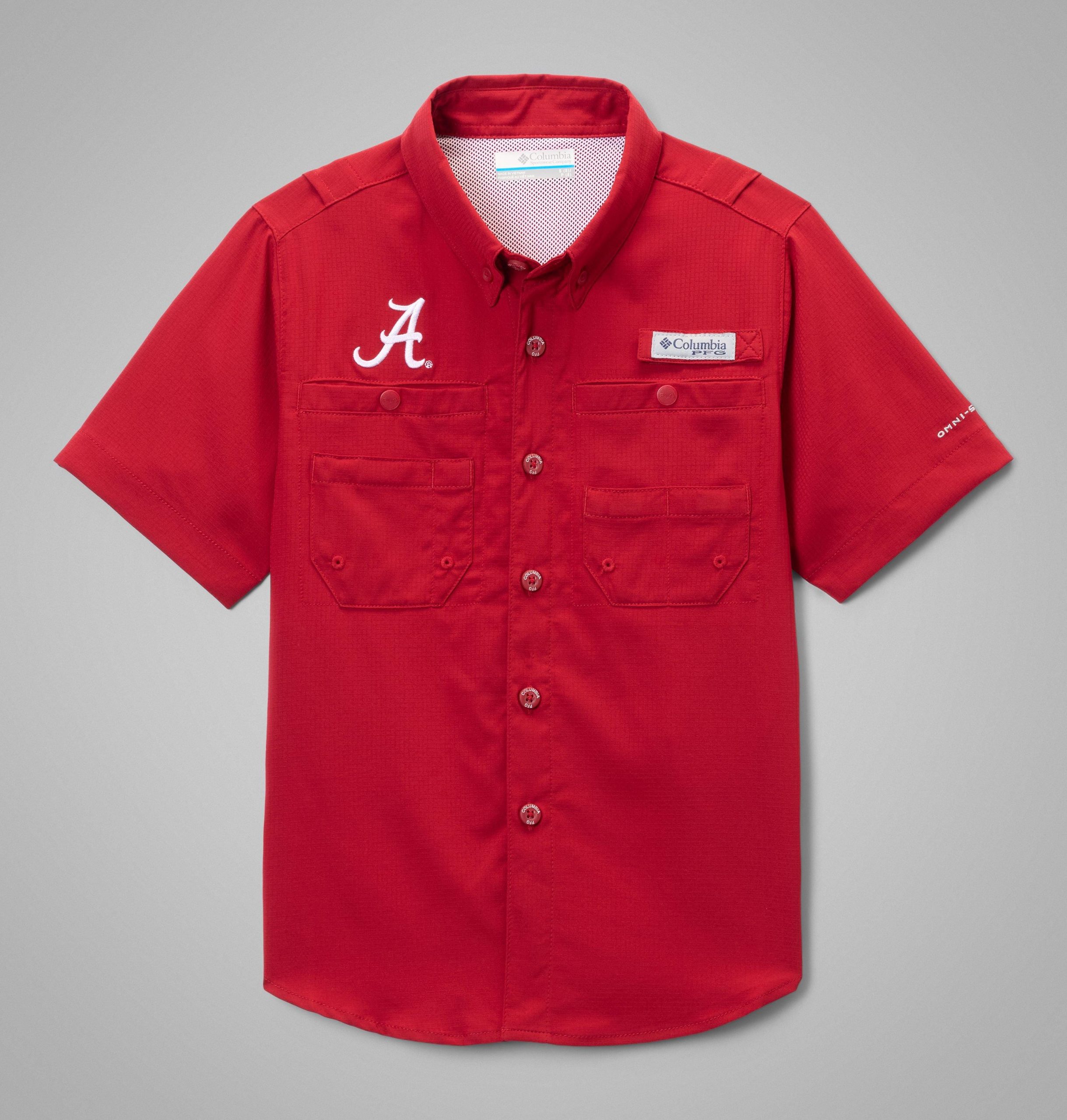 pfg tamiami kurzarmshirt für kinder college-football – alabama