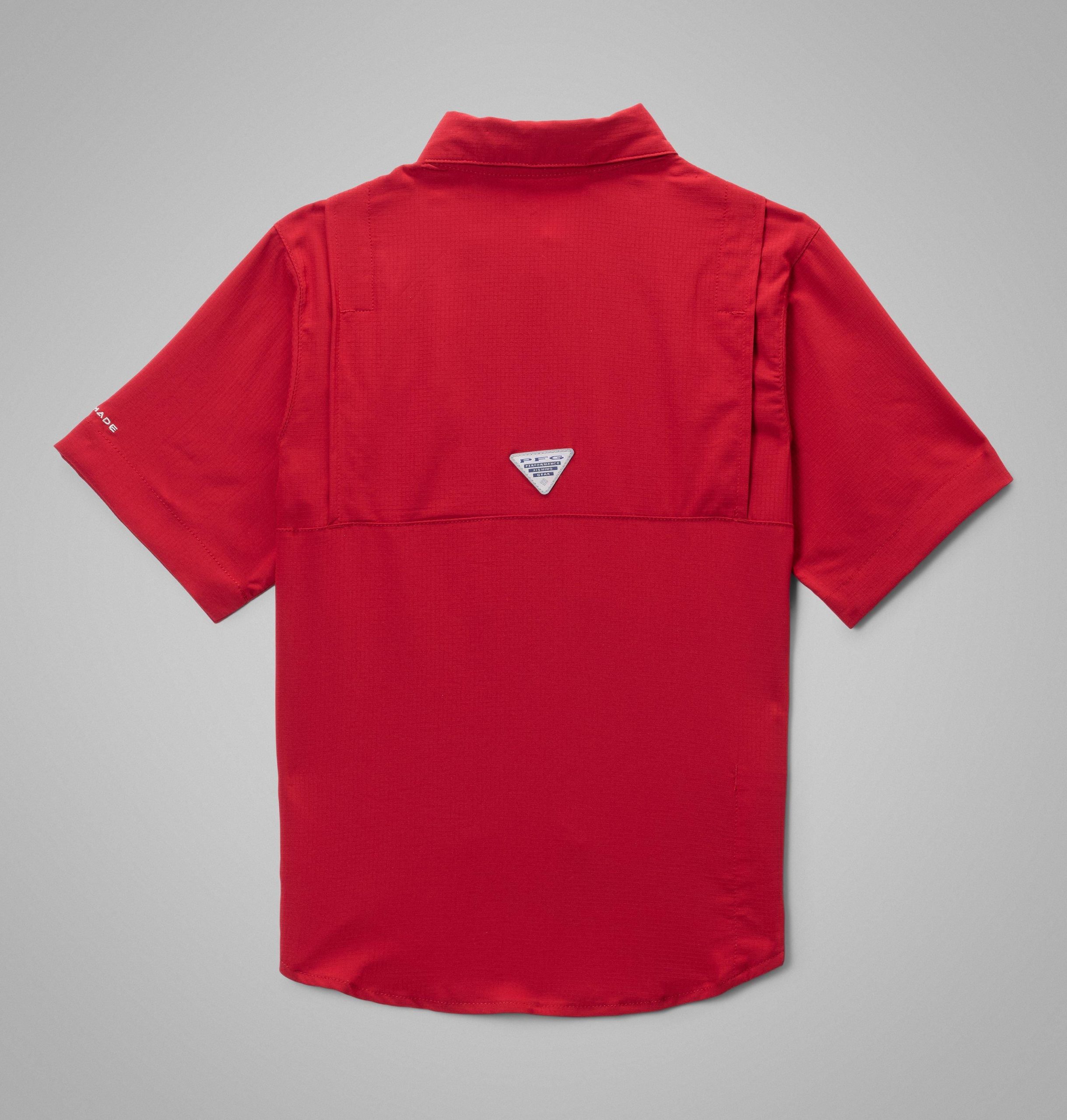 pfg tamiami kurzarmshirt für kinder college-kollektion – arkansas