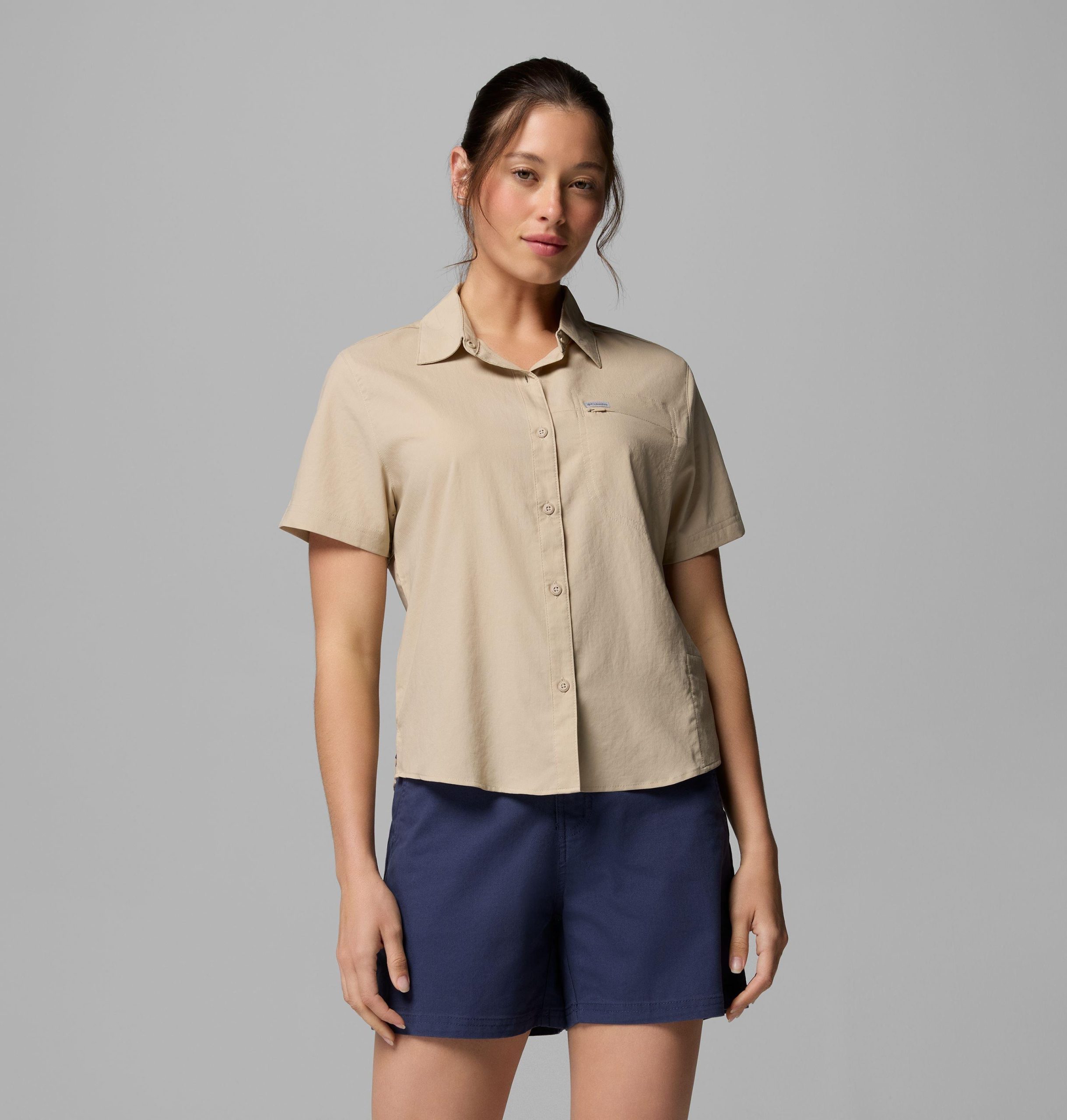 damen silver ridge utility ii kurzarmhemd