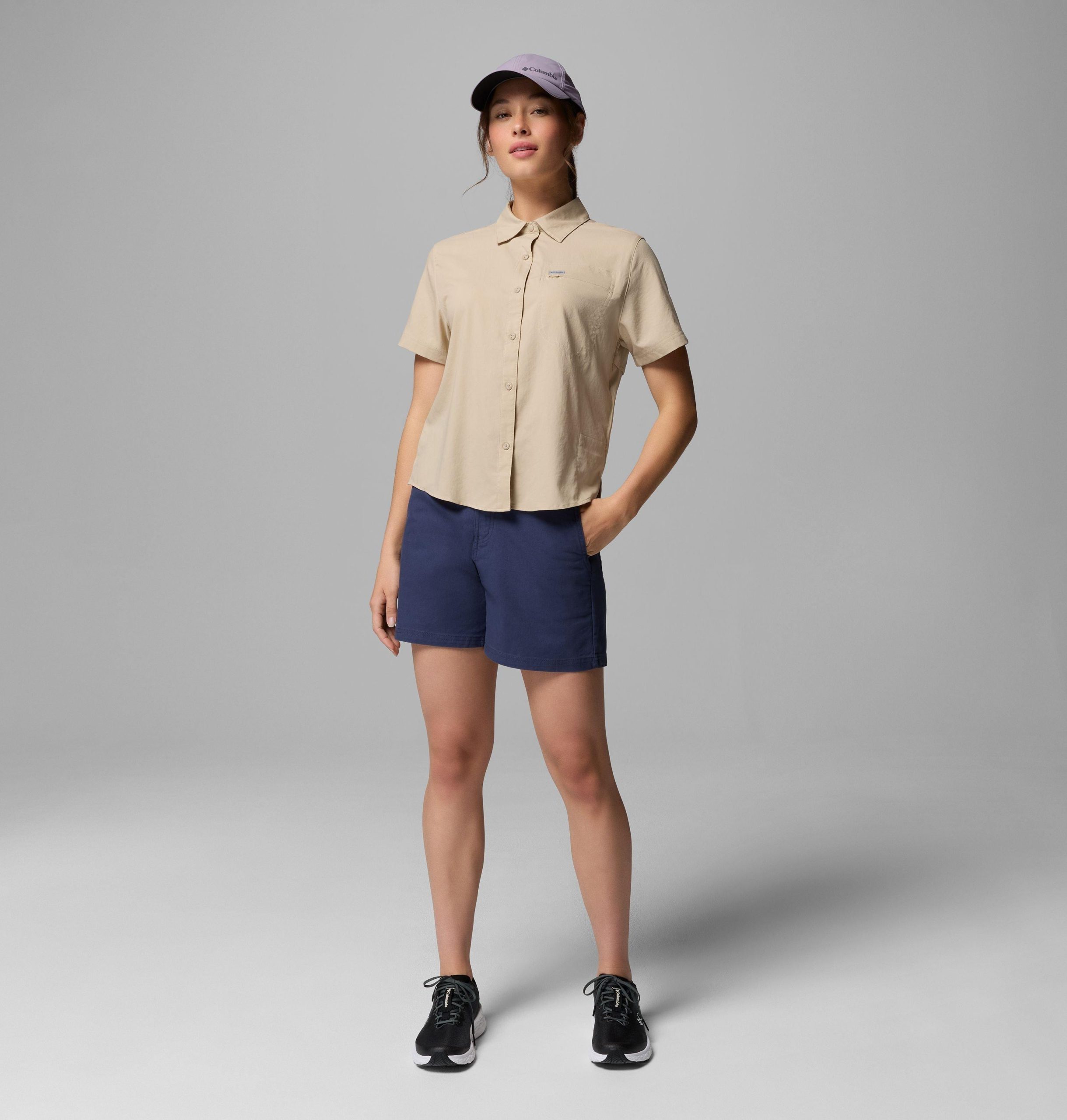 damen silver ridge utility ii kurzarmhemd