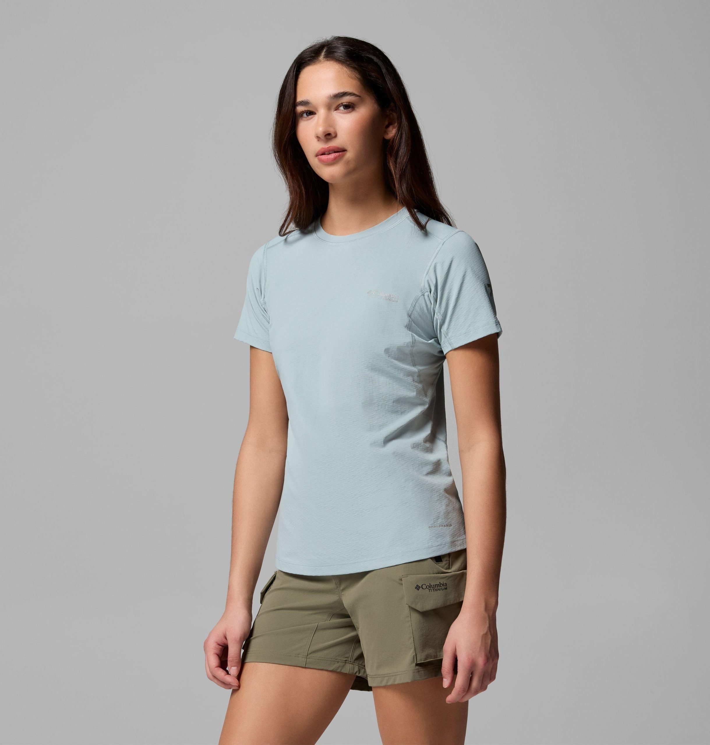 damen diamond peak pro kurzarmshirt