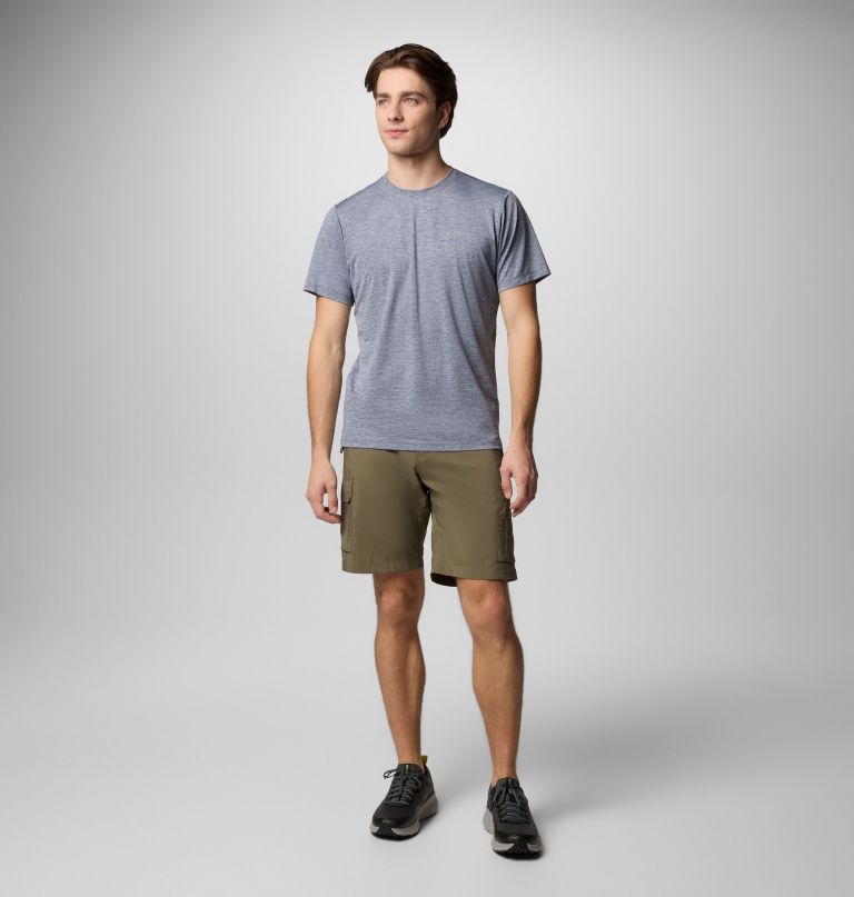 herren tech trail utility kurzarm-t-shirt mit rundhalsausschnitt