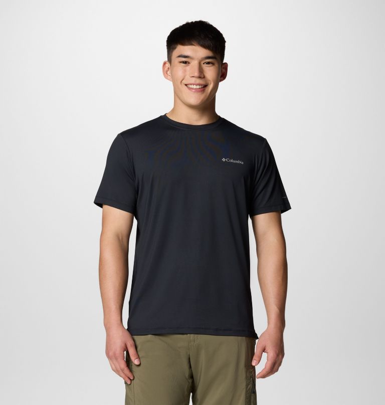 herren tech trail utility kurzarm-t-shirt mit rundhalsausschnitt