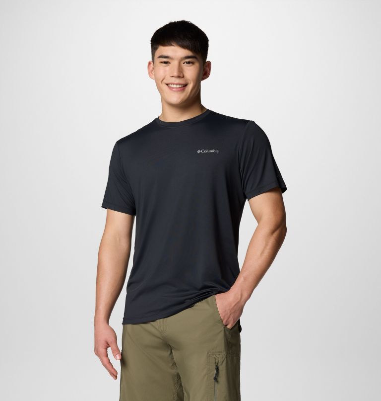 herren tech trail utility kurzarm-t-shirt mit rundhalsausschnitt