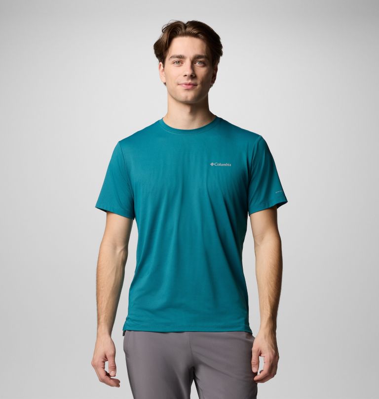 herren tech trail utility kurzarm-t-shirt mit rundhalsausschnitt