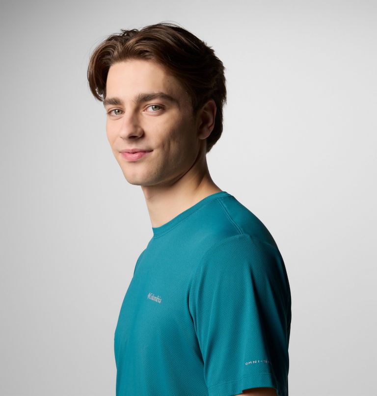 herren tech trail utility kurzarm-t-shirt mit rundhalsausschnitt