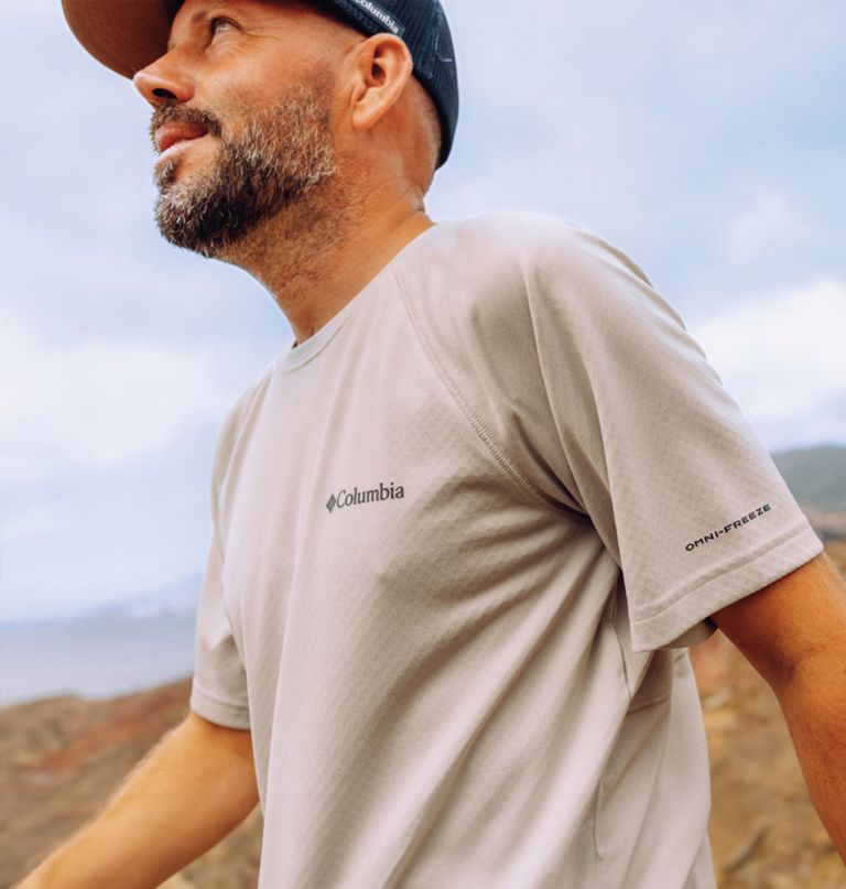 alpine chill pro kurzarm-rundhalsshirt für herren