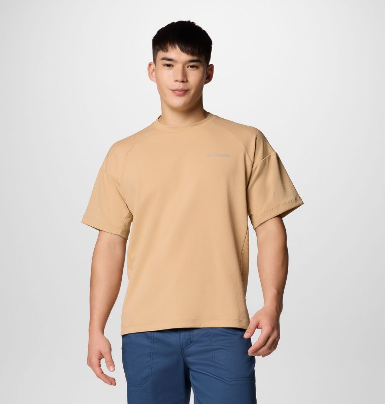 granite point herren-strickshirt mit kurzen Ärmeln und rundhalsausschnitt