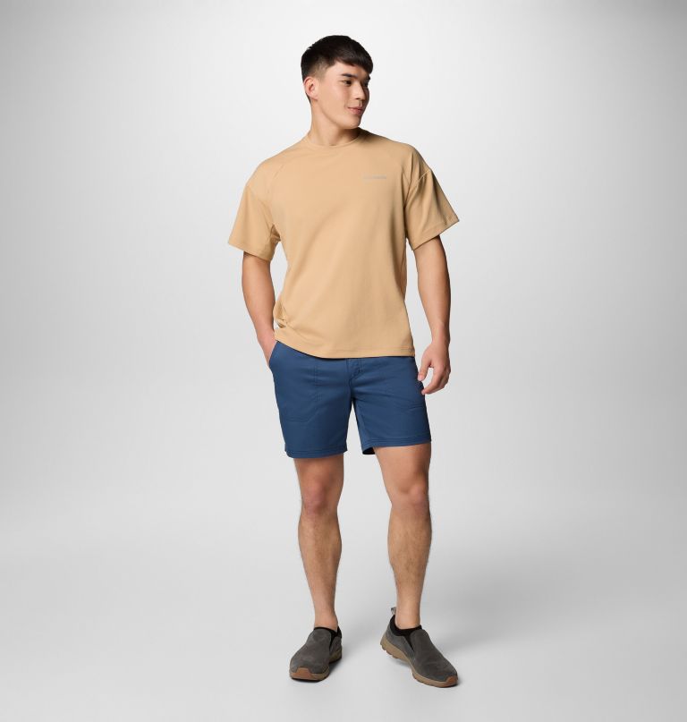 granite point herren-strickshirt mit kurzen Ärmeln und rundhalsausschnitt