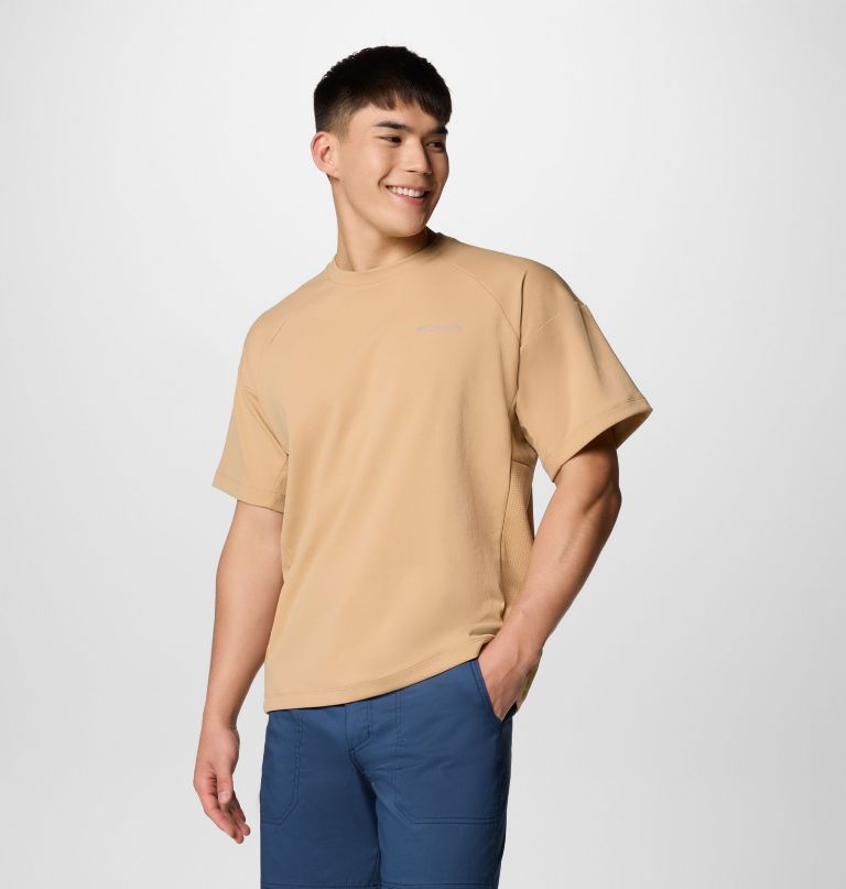 granite point herren-strickshirt mit kurzen Ärmeln und rundhalsausschnitt