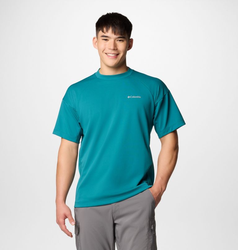 granite point herren-strickshirt mit kurzen Ärmeln und rundhalsausschnitt