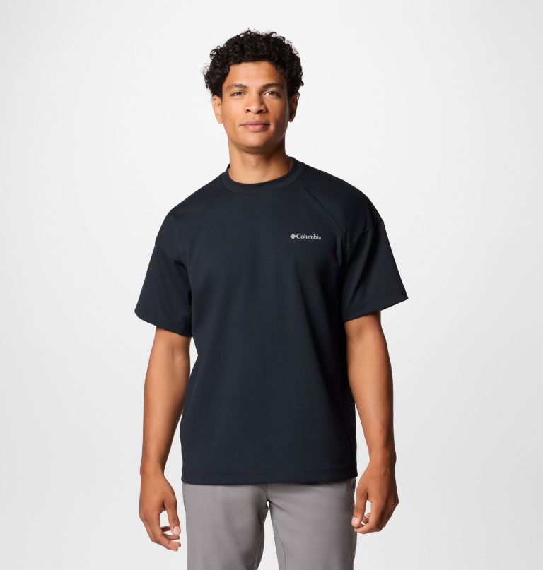granite point herren-strickshirt mit kurzen Ärmeln und rundhalsausschnitt