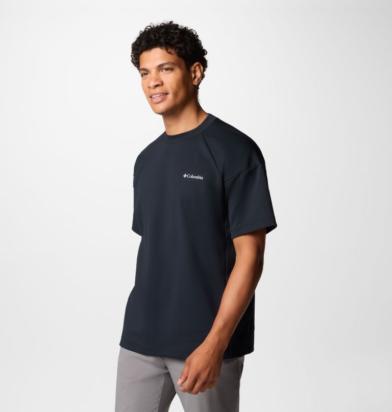 granite point herren-strickshirt mit kurzen Ärmeln und rundhalsausschnitt