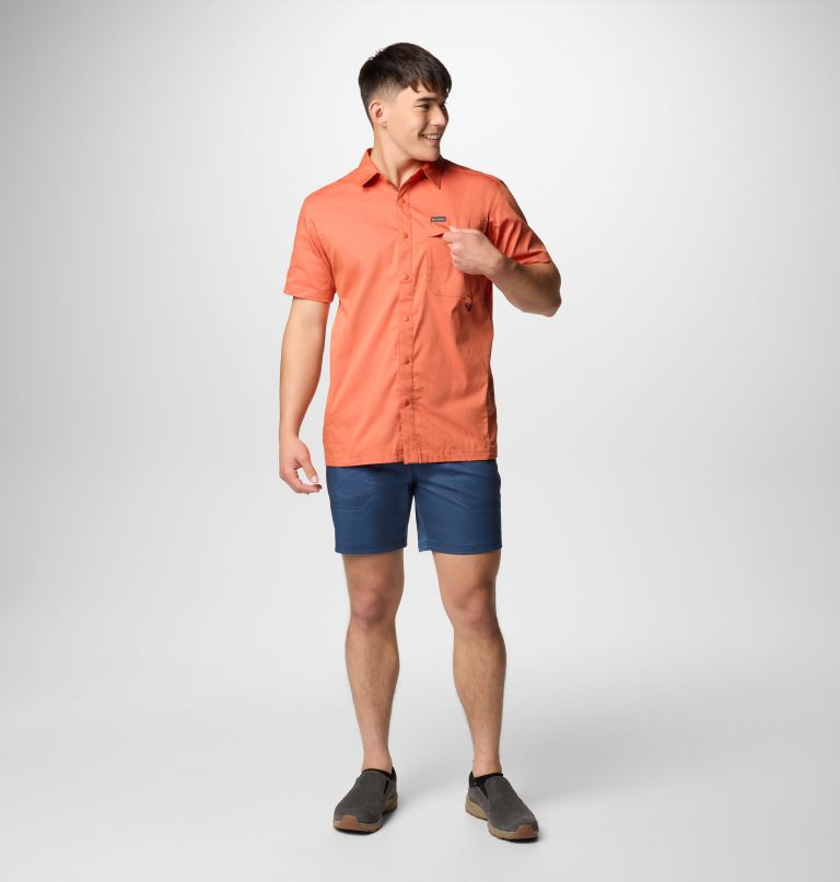 herren landroamer twill kurzarmhemd