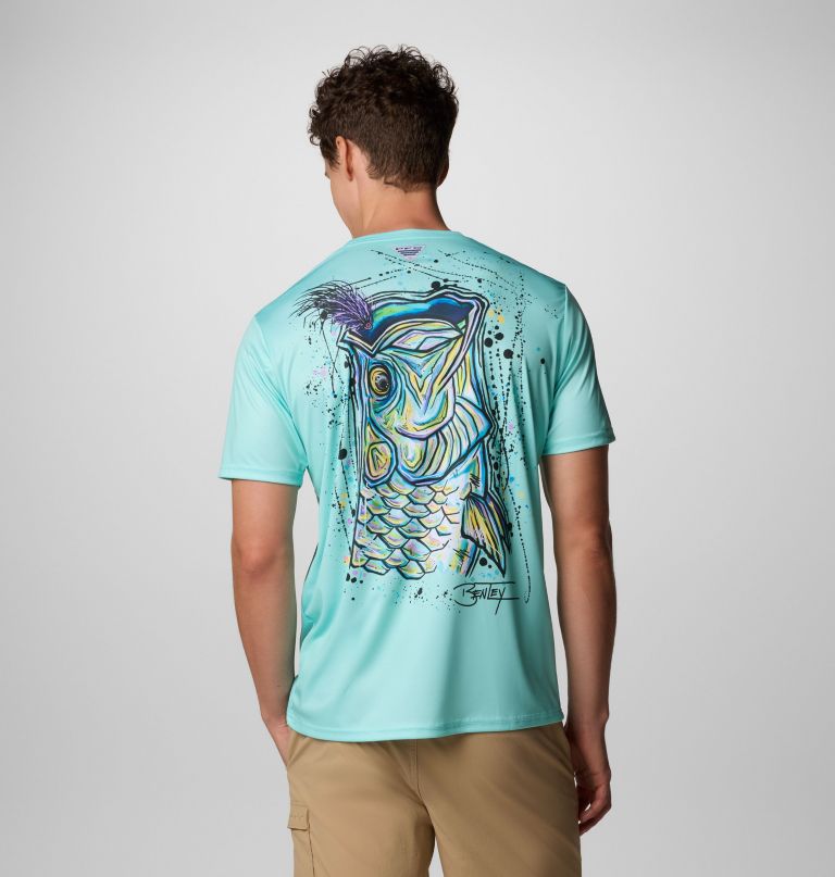 herren terminal tackle pfg x bentley kurzarmhemd