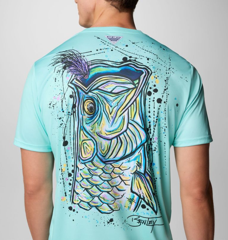 herren terminal tackle pfg x bentley kurzarmhemd