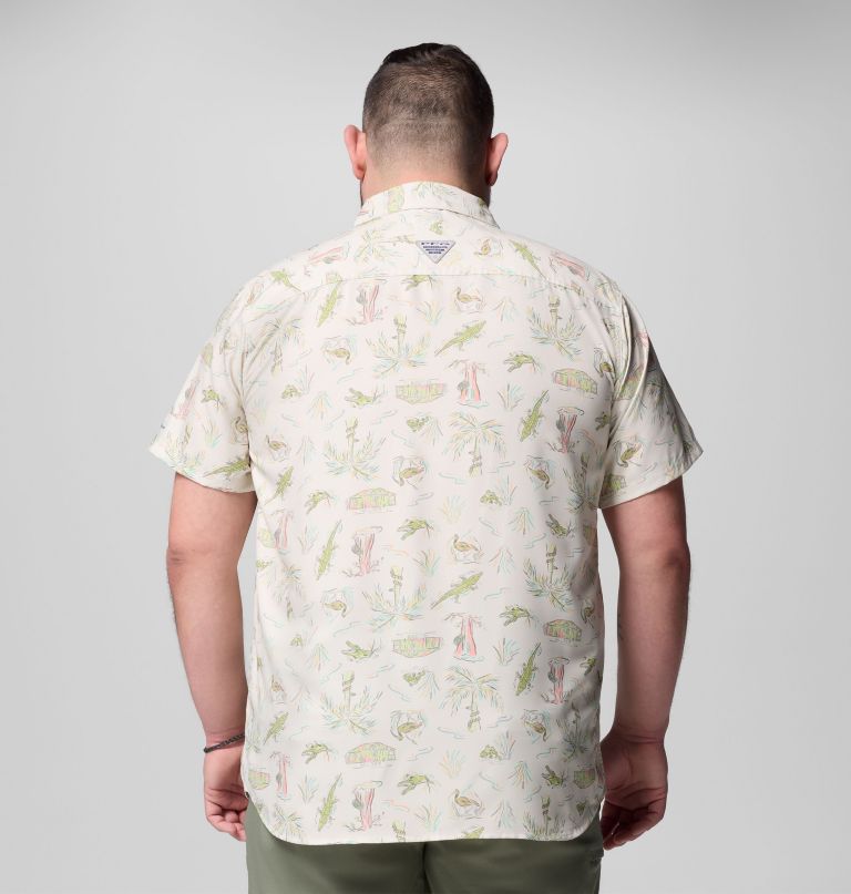 pfg uncharted kurzarmhemd für herren mit aufdruck – größe l