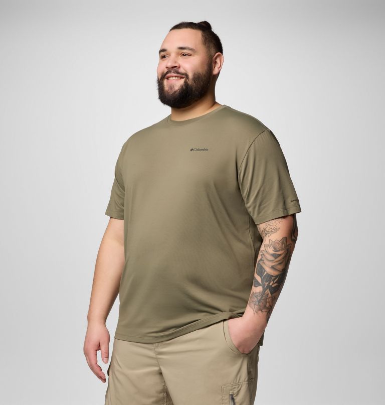 herren tech trail utility kurzarm-t-shirt mit rundhalsausschnitt – größe l