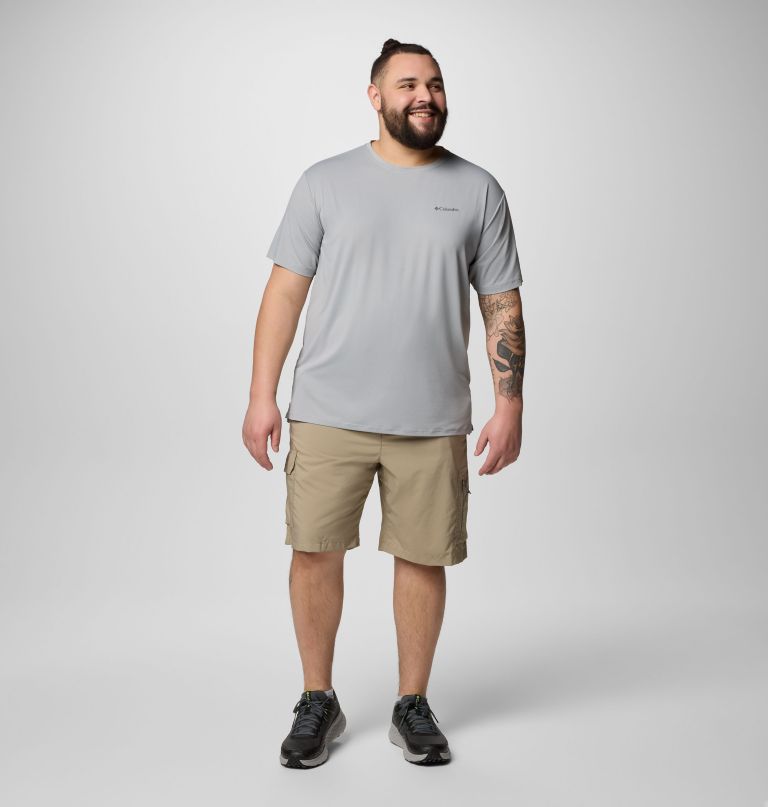 herren tech trail utility kurzarm-t-shirt mit rundhalsausschnitt – größe l