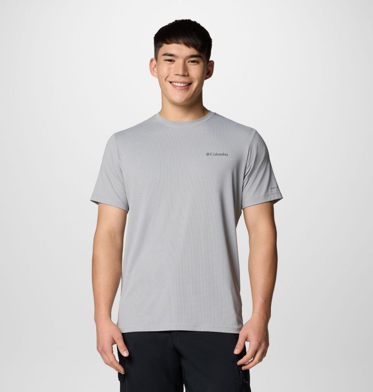 herren tech trail utility kurzarm-t-shirt mit rundhalsausschnitt – lang