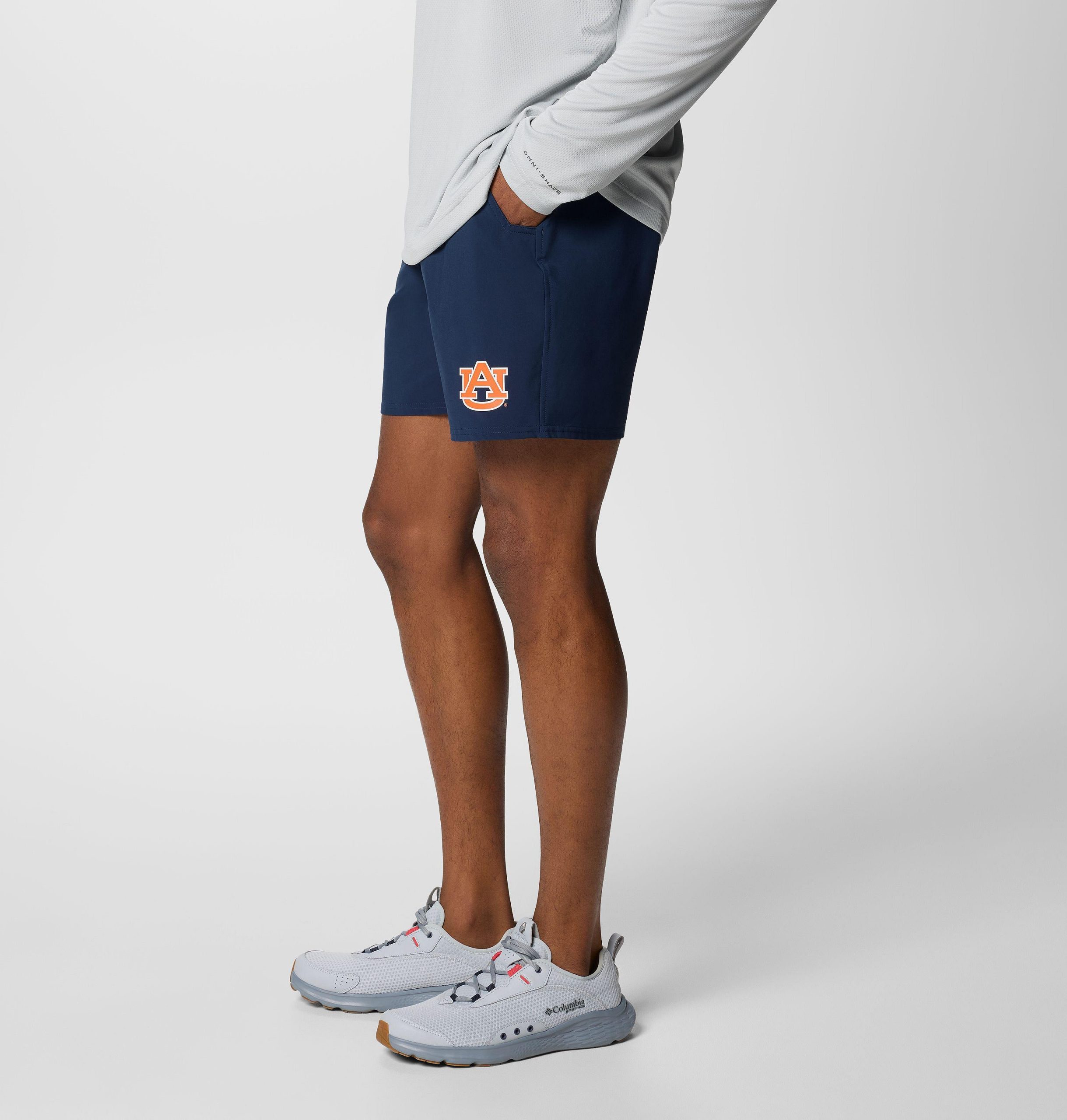 pfg terminal roamer stretch-shorts für herren college – auburn