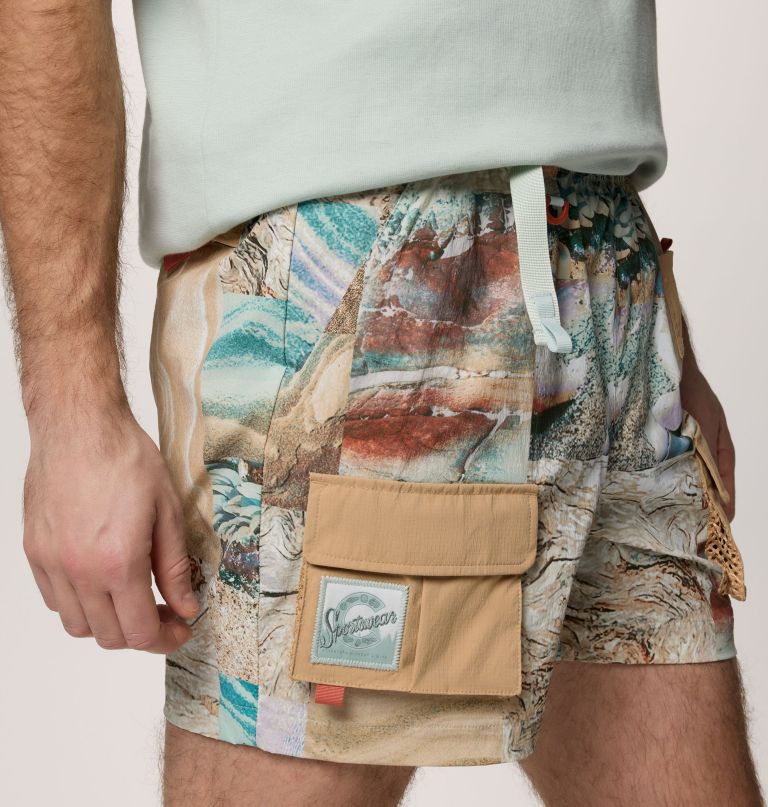 cove beach bedruckte shorts