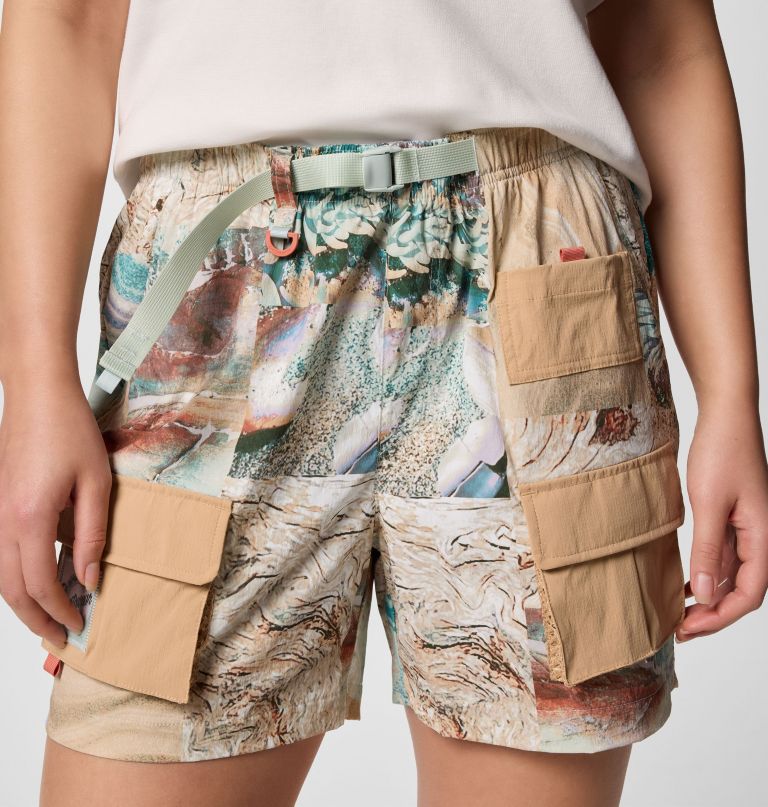 cove beach bedruckte shorts