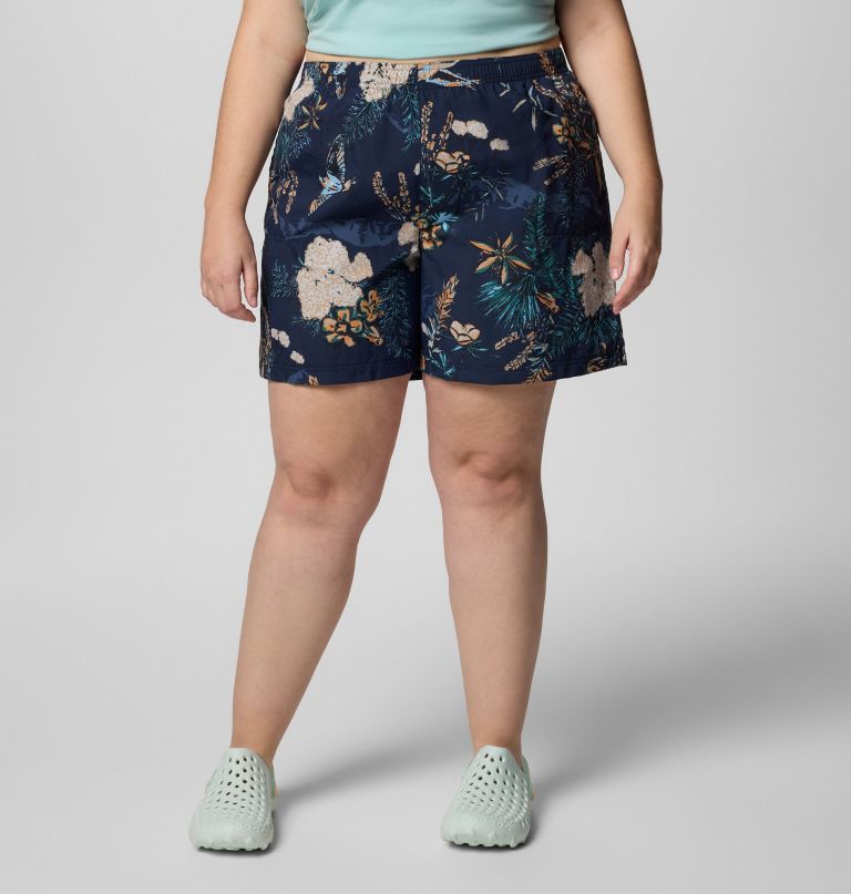 sandy river shorts mit print iii für damen – Übergröße