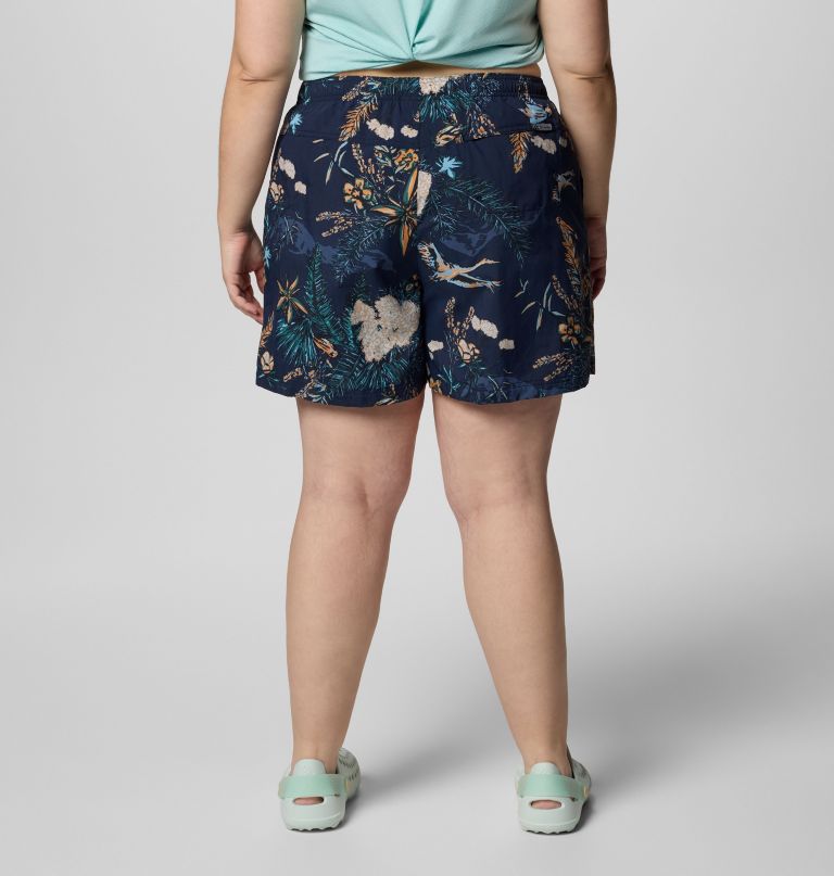 sandy river shorts mit print iii für damen – Übergröße
