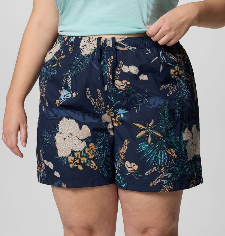 sandy river shorts mit print iii für damen – Übergröße