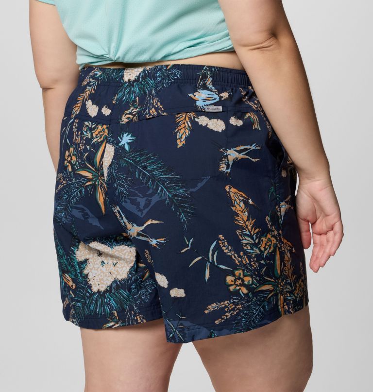 sandy river shorts mit print iii für damen – Übergröße