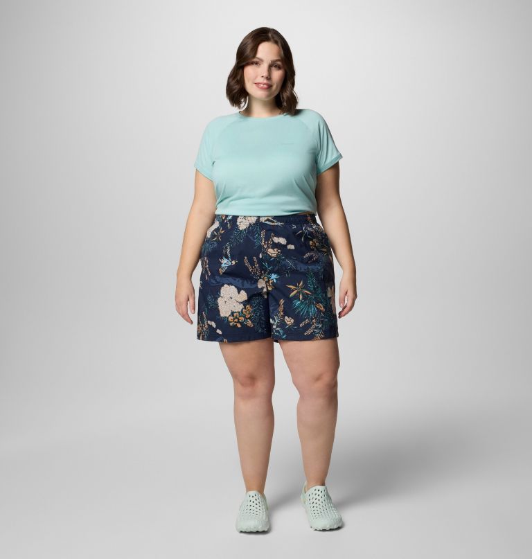 sandy river shorts mit print iii für damen – Übergröße