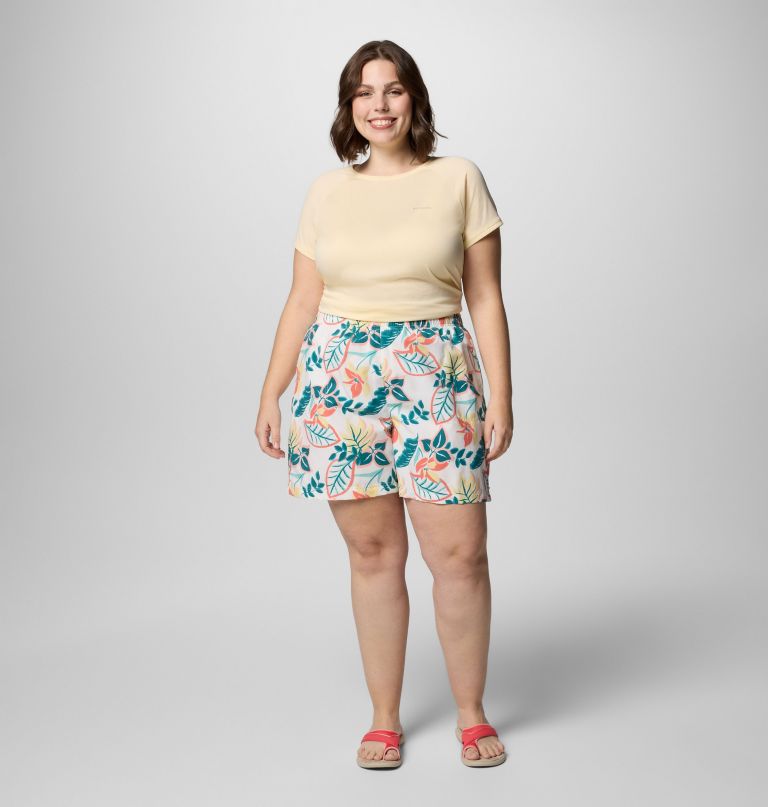sandy river shorts mit print iii für damen – Übergröße