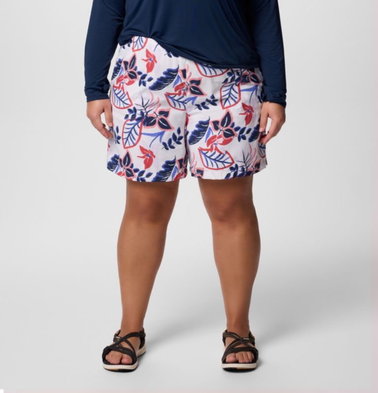 sandy river shorts mit print iii für damen – Übergröße